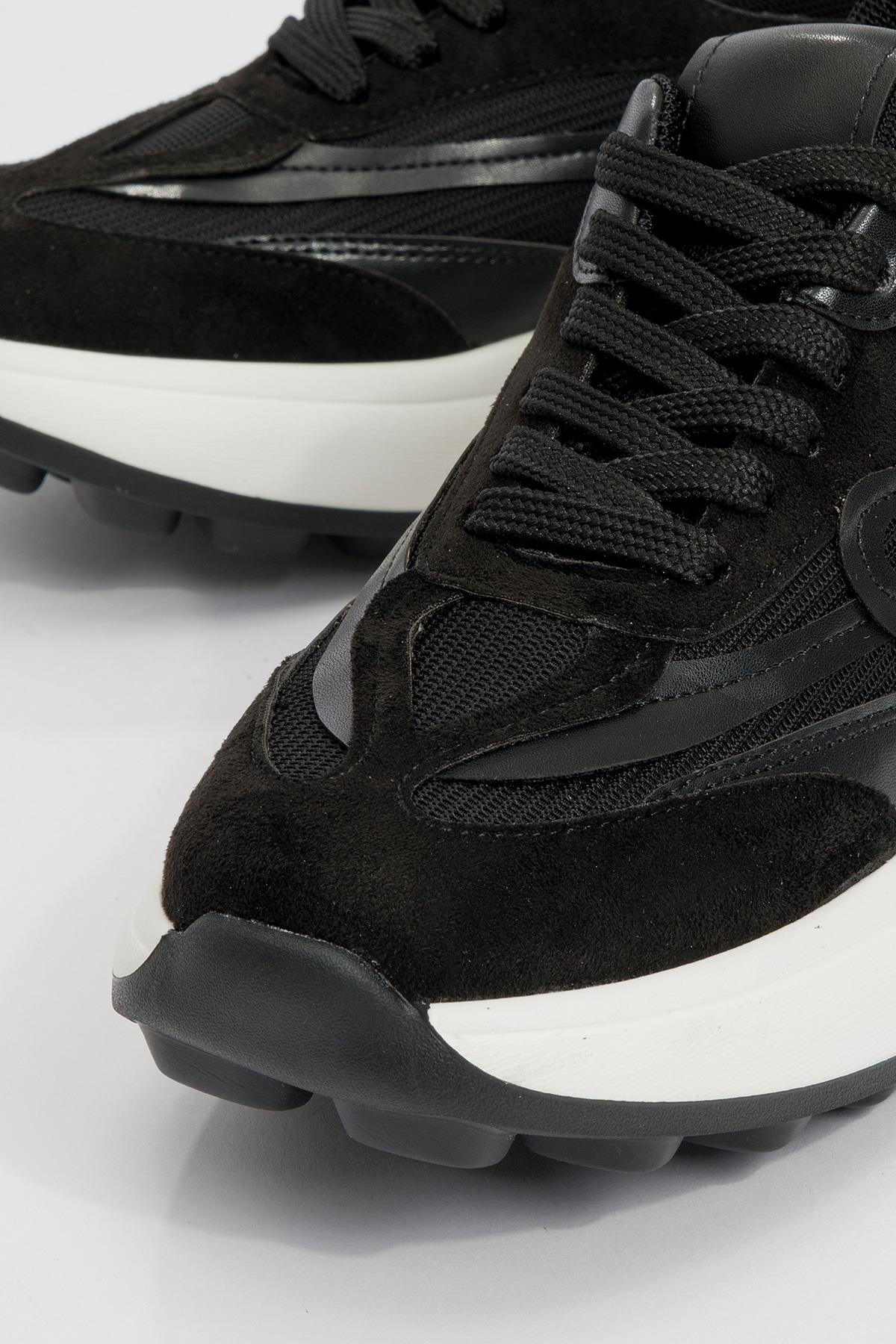 Belmon - Zapatillas Negras (Mujer)
