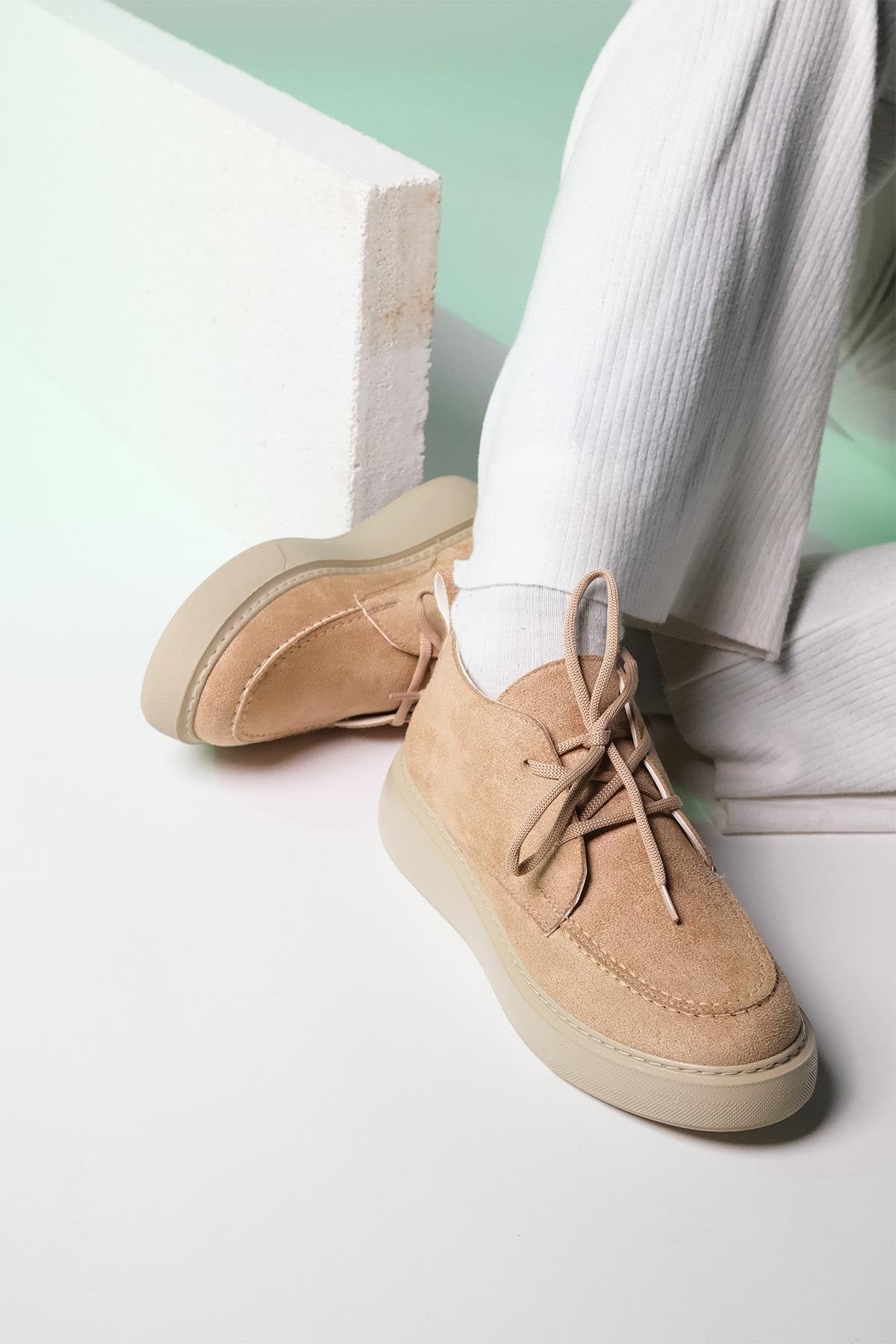 Valve - Bota Beige Oscuro (Mujer)
