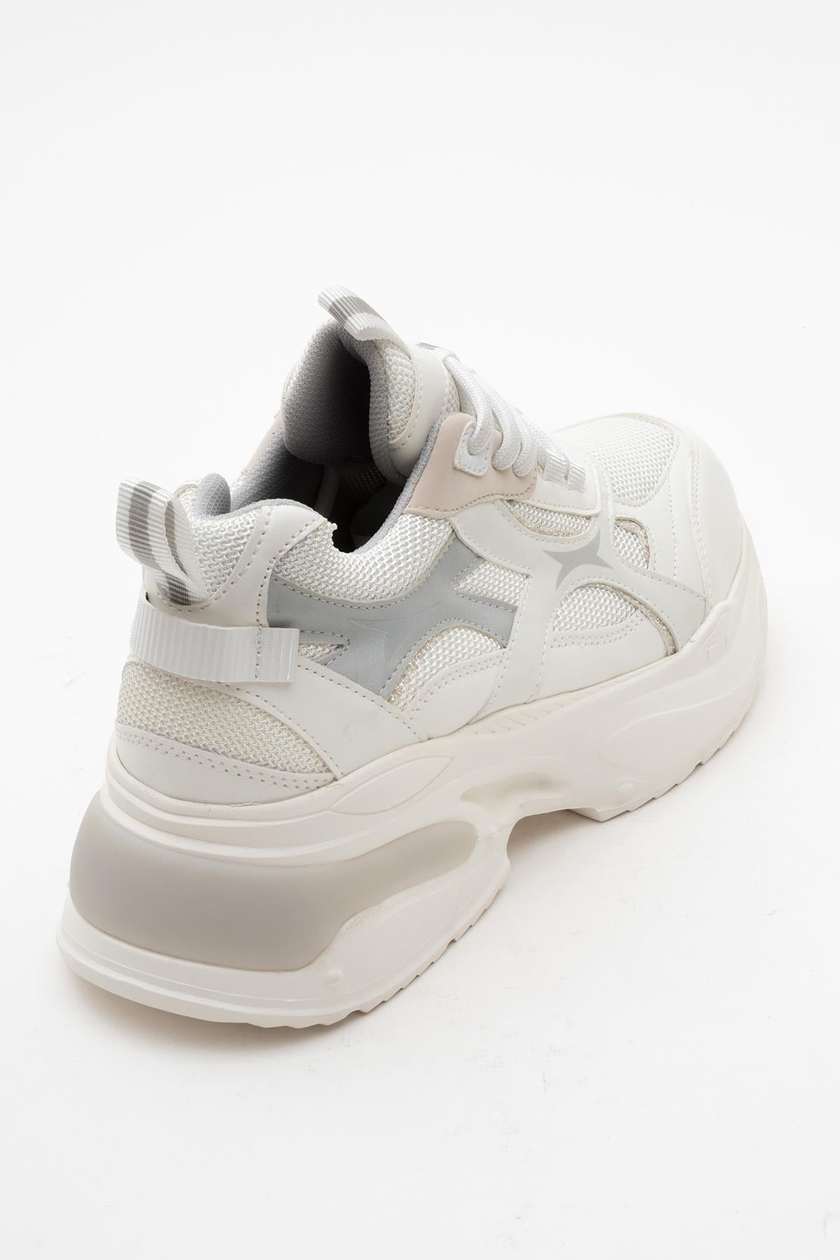 Marrones - Zapatillas deportivas blancas (Mujer)