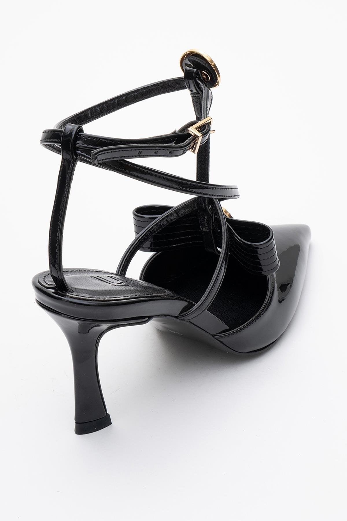 Peal - Black Patent Pointed Toe Pump (Women)