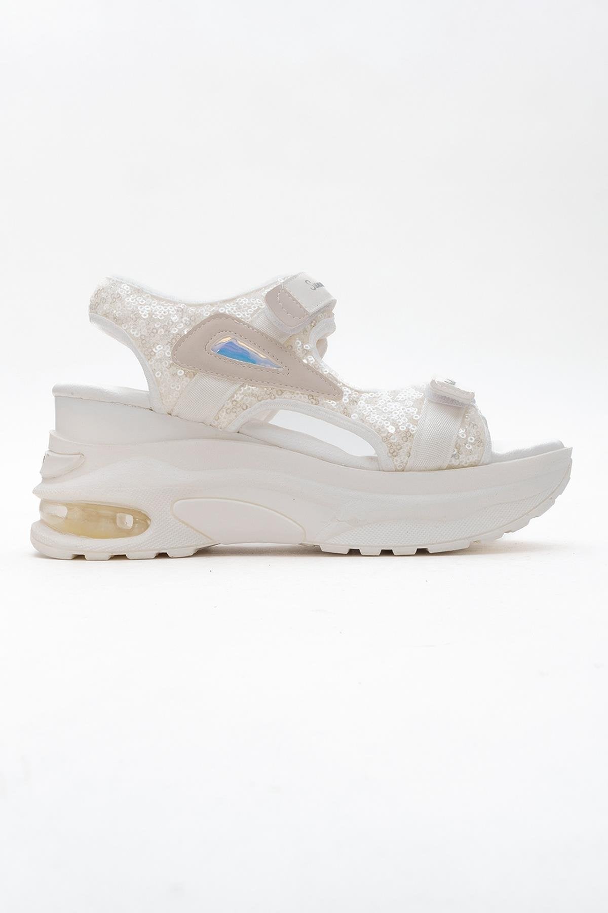 Arthur - Sandalia deportiva de plataforma con tira Off White (Mujer)
