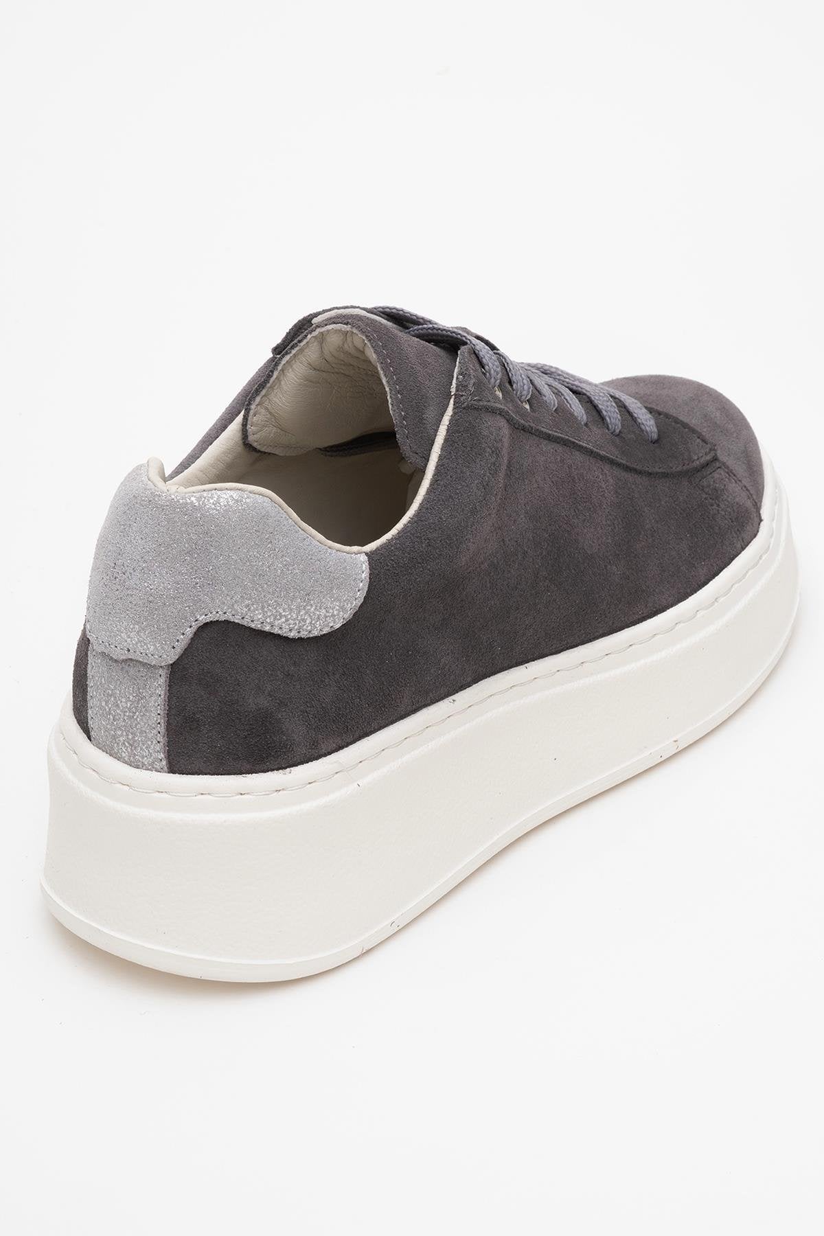 Gueno - Zapatillas deportivas de piel genuina y ante (Mujer)