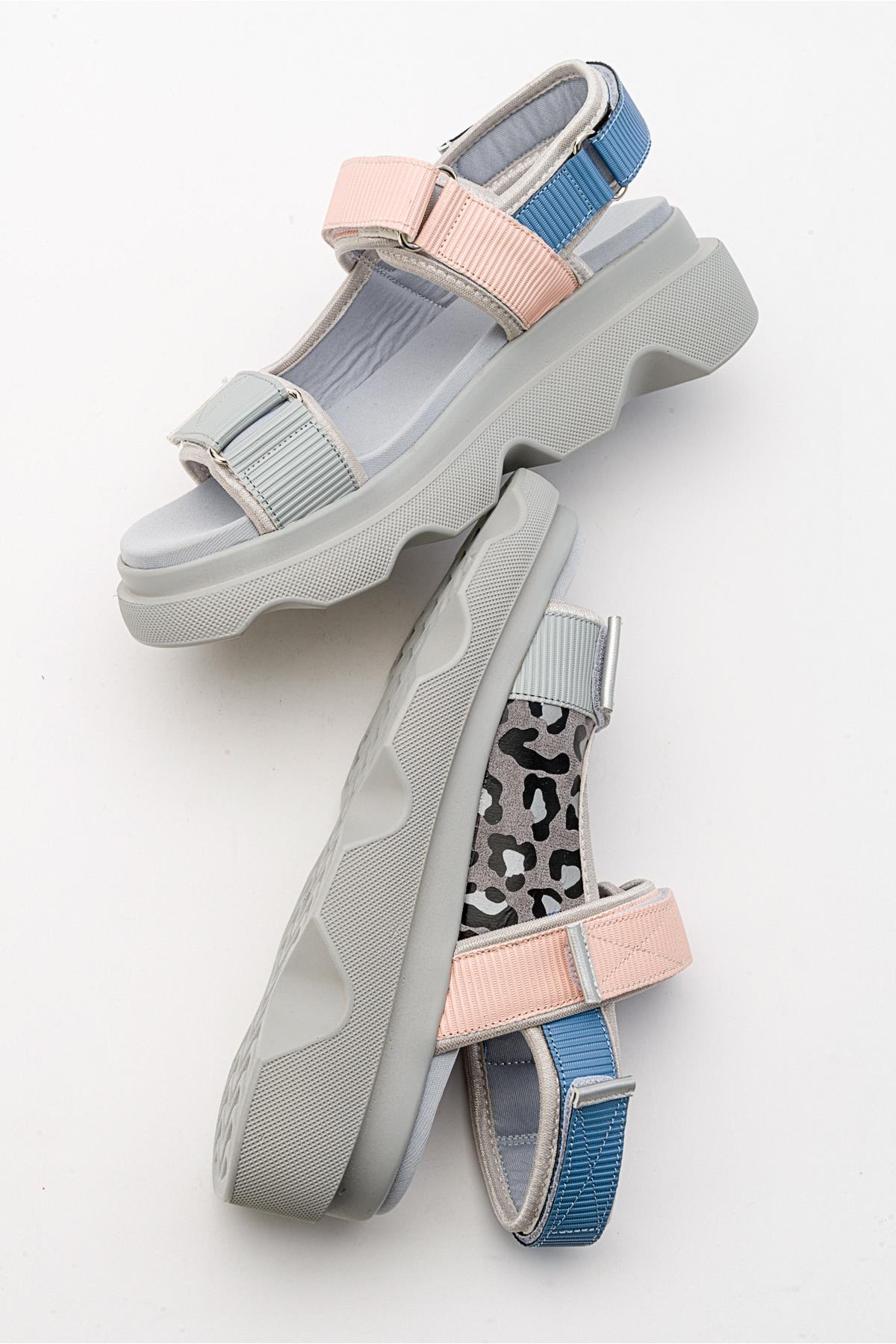 Tedy - Sandalia con Tiras Multi Velcro (Mujer)