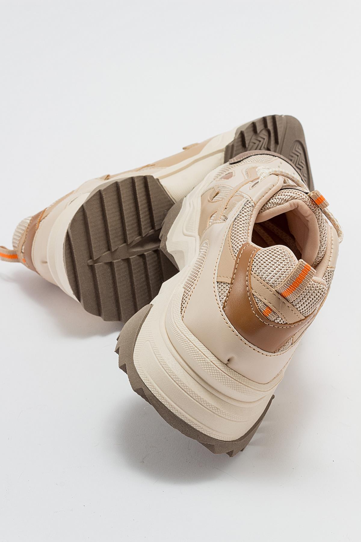 Lecce - Zapatillas de deporte beige-marrón (mujer)