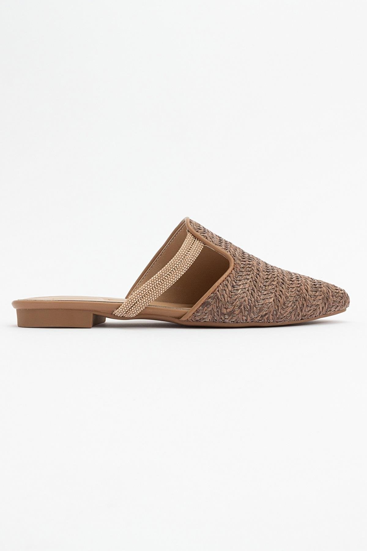 Pesa - Pantuflas Marrones Tejidas (Mujer)
