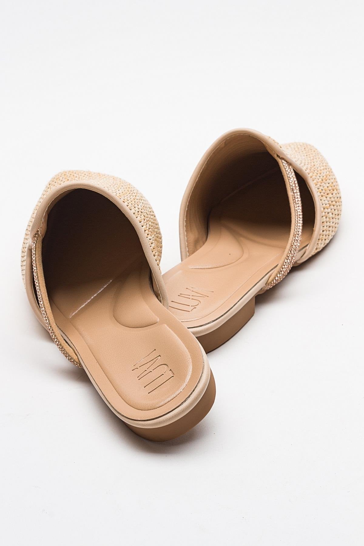 Pesa - Pantuflas Tejidas Beige (Mujer)