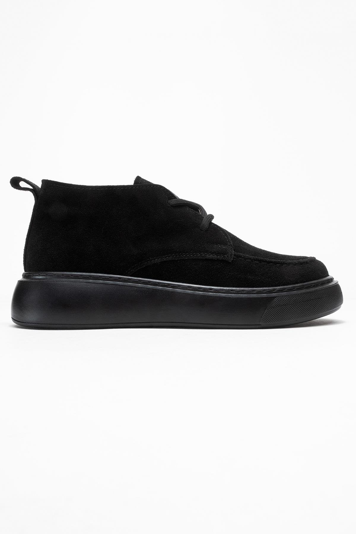 Lilya - Bota Chukka de ante negro (mujer)