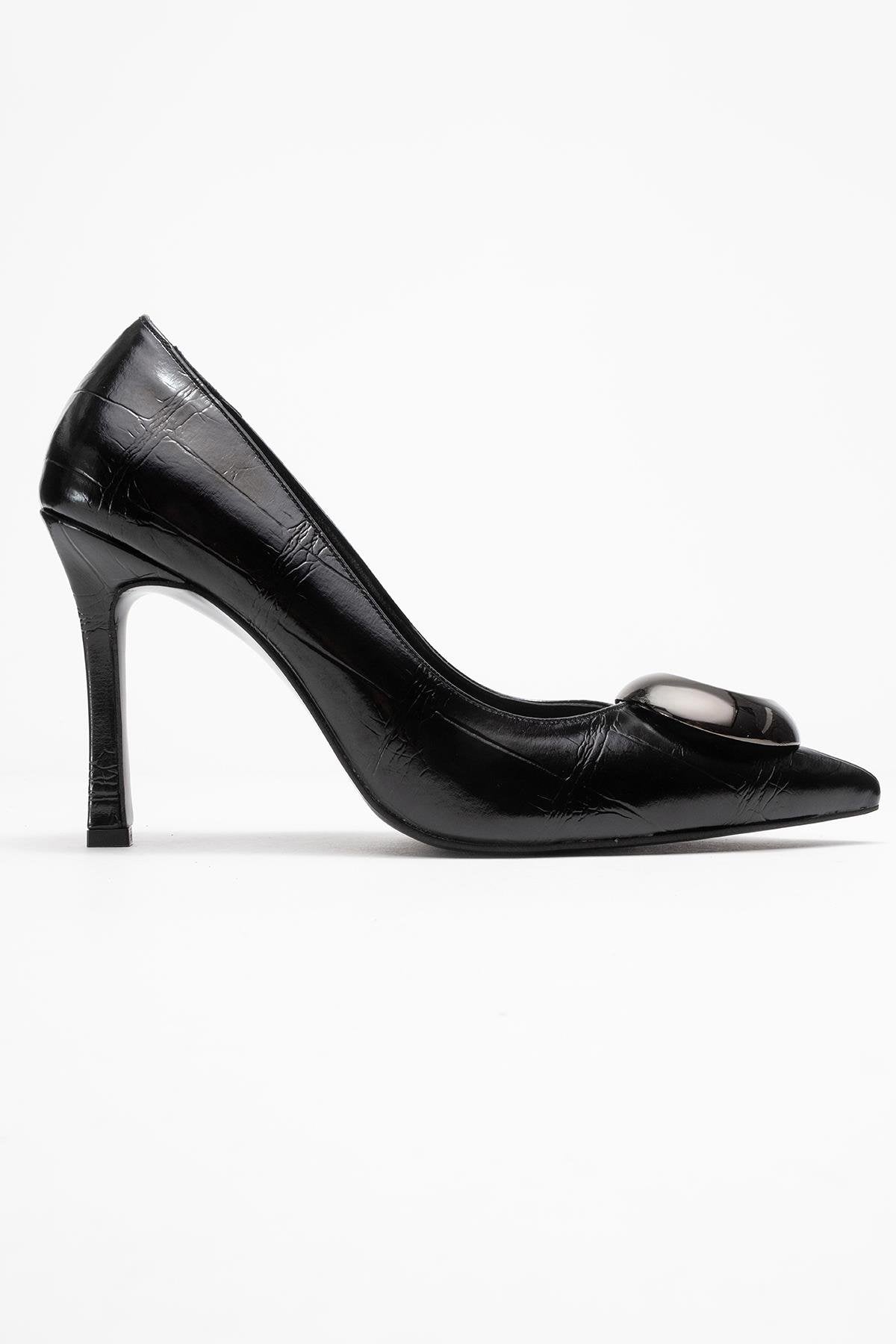 Jordana - Zapatilla de Tacón con Estampado y Punta Fina (Mujer)