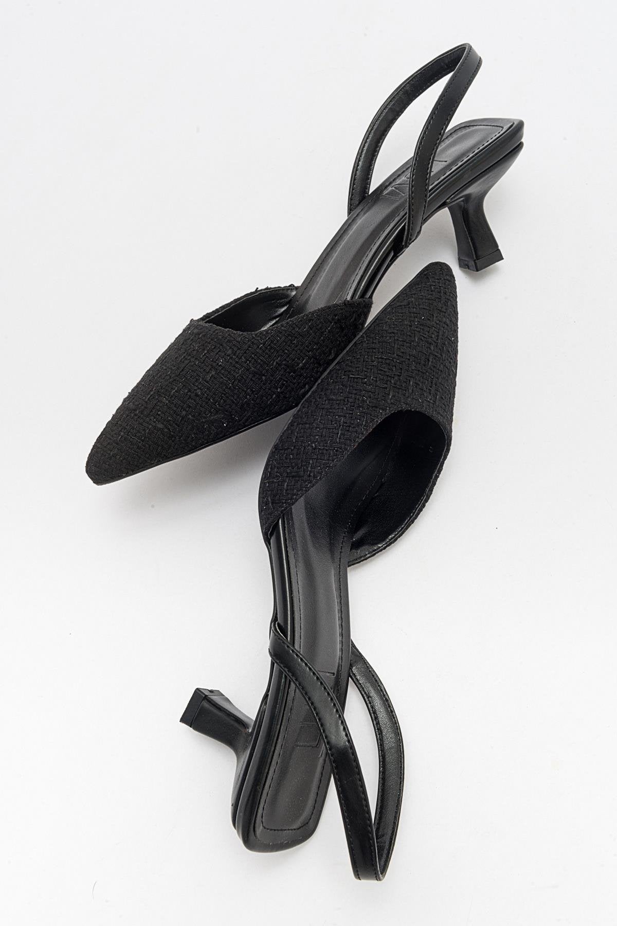Over - Black Pointed Toe Pump (Women)