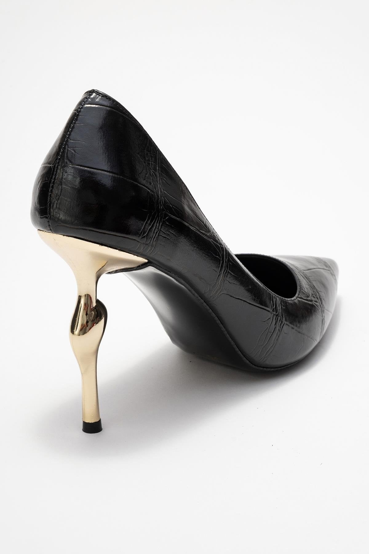 Hudson - Zapatos de tacón de aguja negros estampados (Mujer)