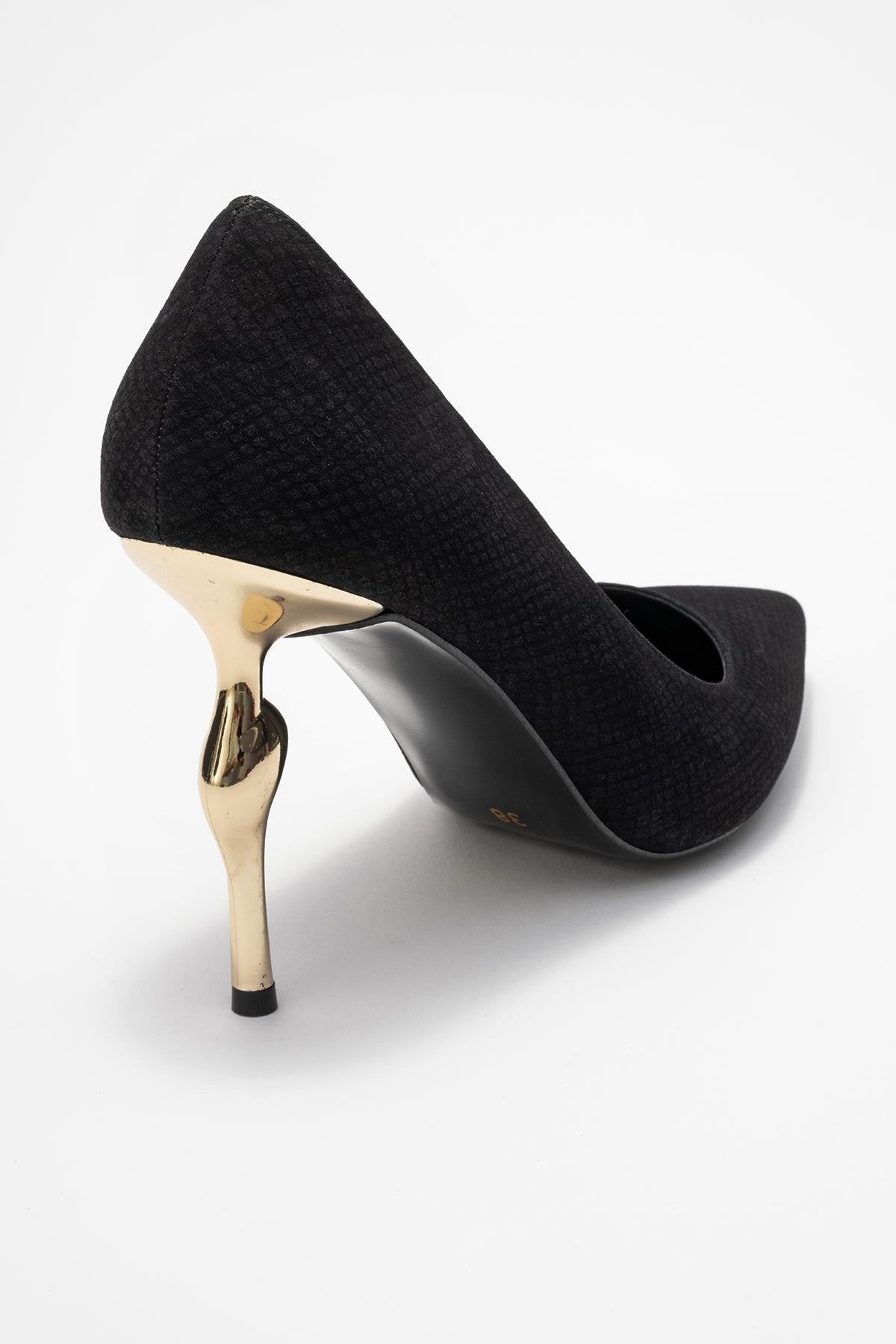 Hudson - Zapatilla de Tacón en Punta con Estampado Burdeos (Mujer)