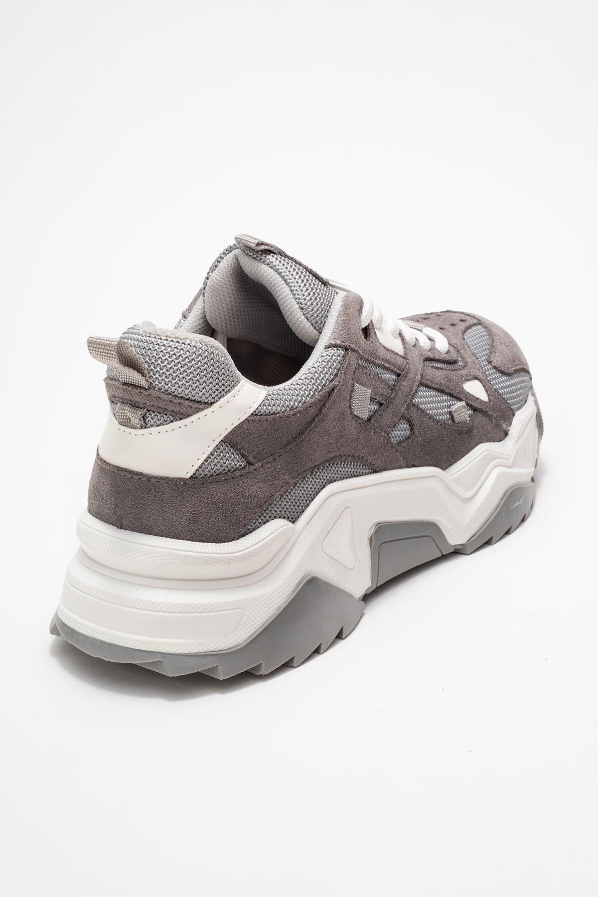 Lecce - Gray Suede Sneaker (Women)
