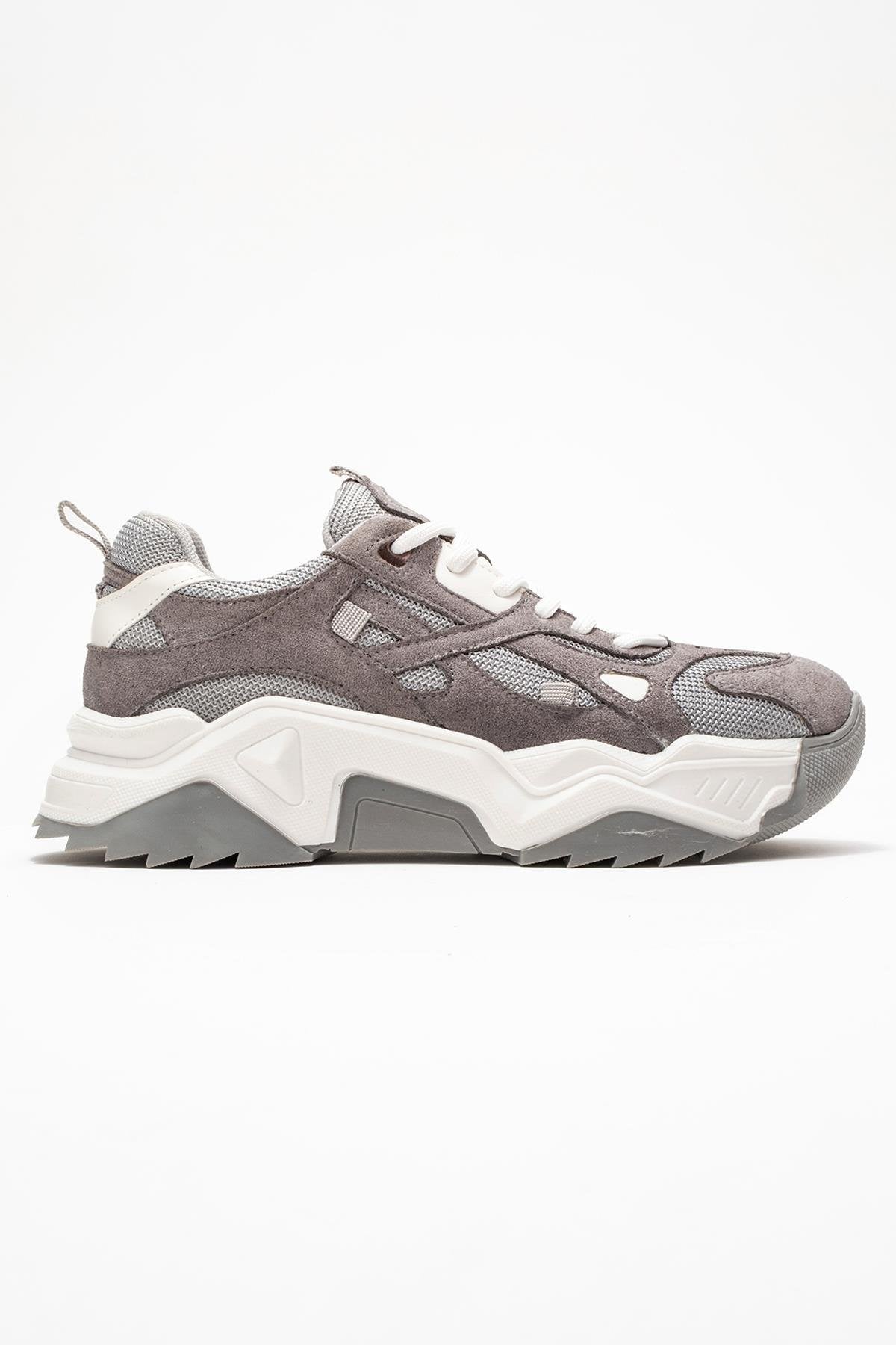 Lecce - Zapatillas de ante gris (Mujer)