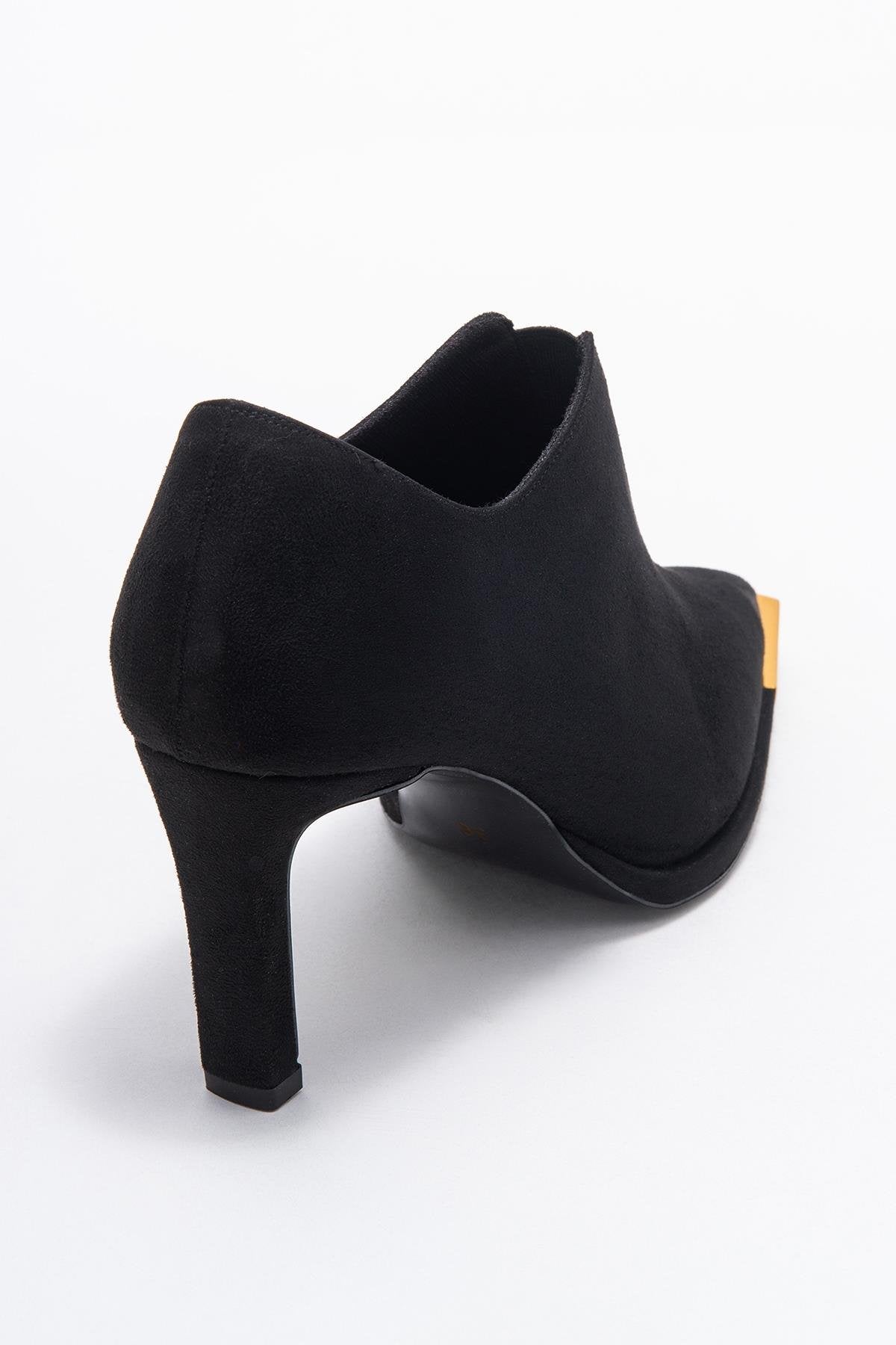 Niva - Zapatos de Tacón de Aguja de Ante Negro (Mujer)