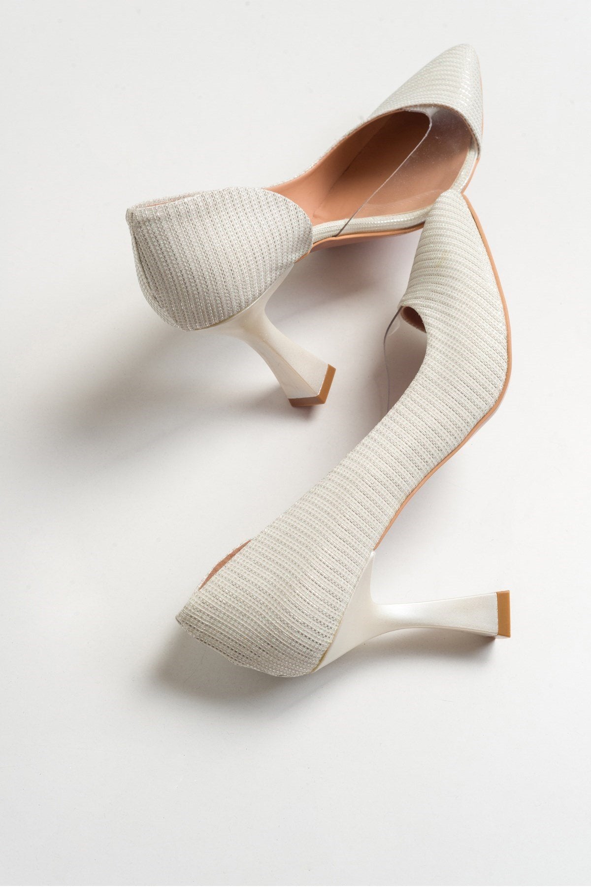 Ursula - Zapatos de tacón de punta fina Ivory (Mujer)