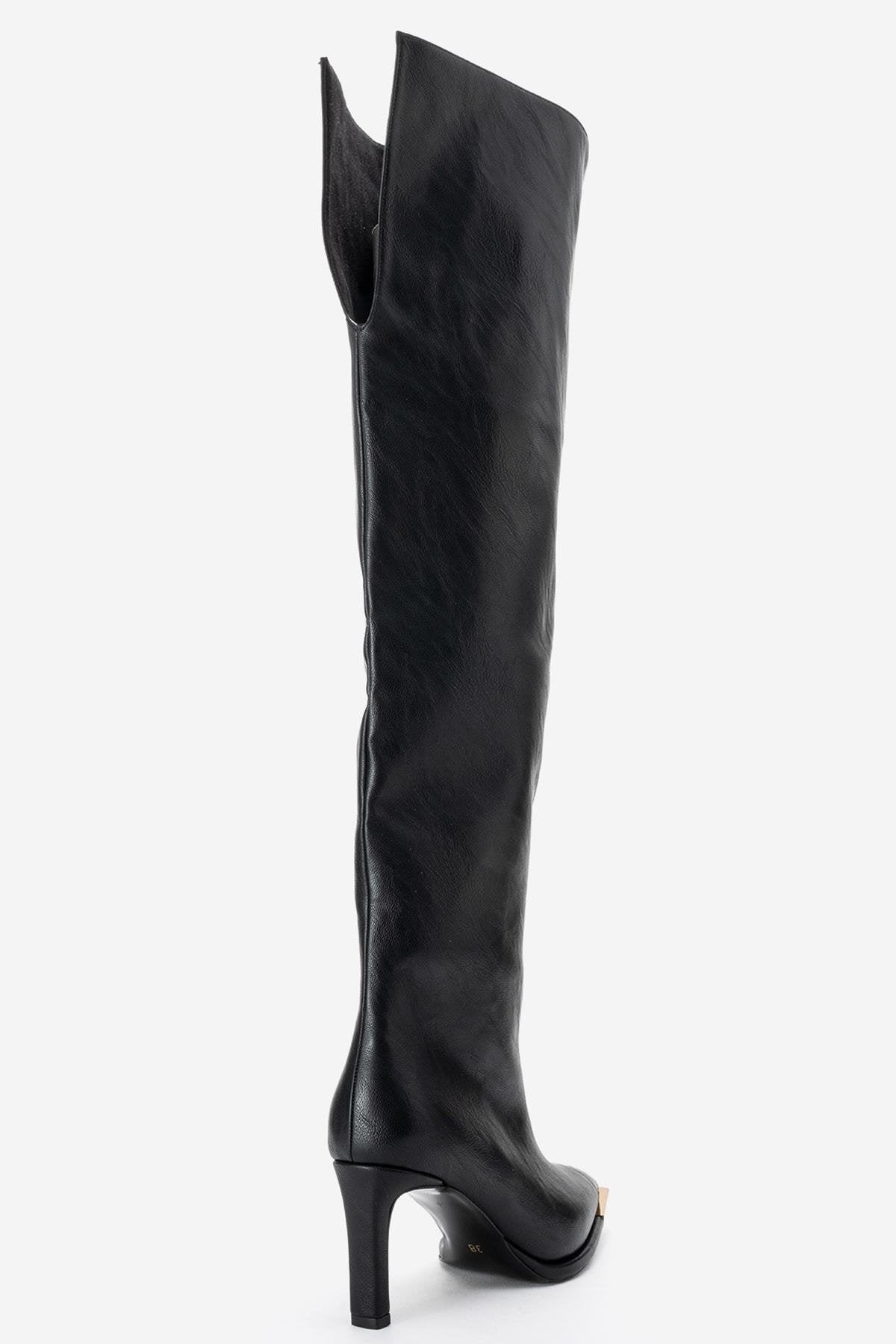 Vody - Botas Stiletto Altas hasta el Muslo con Cremallera (Mujer)