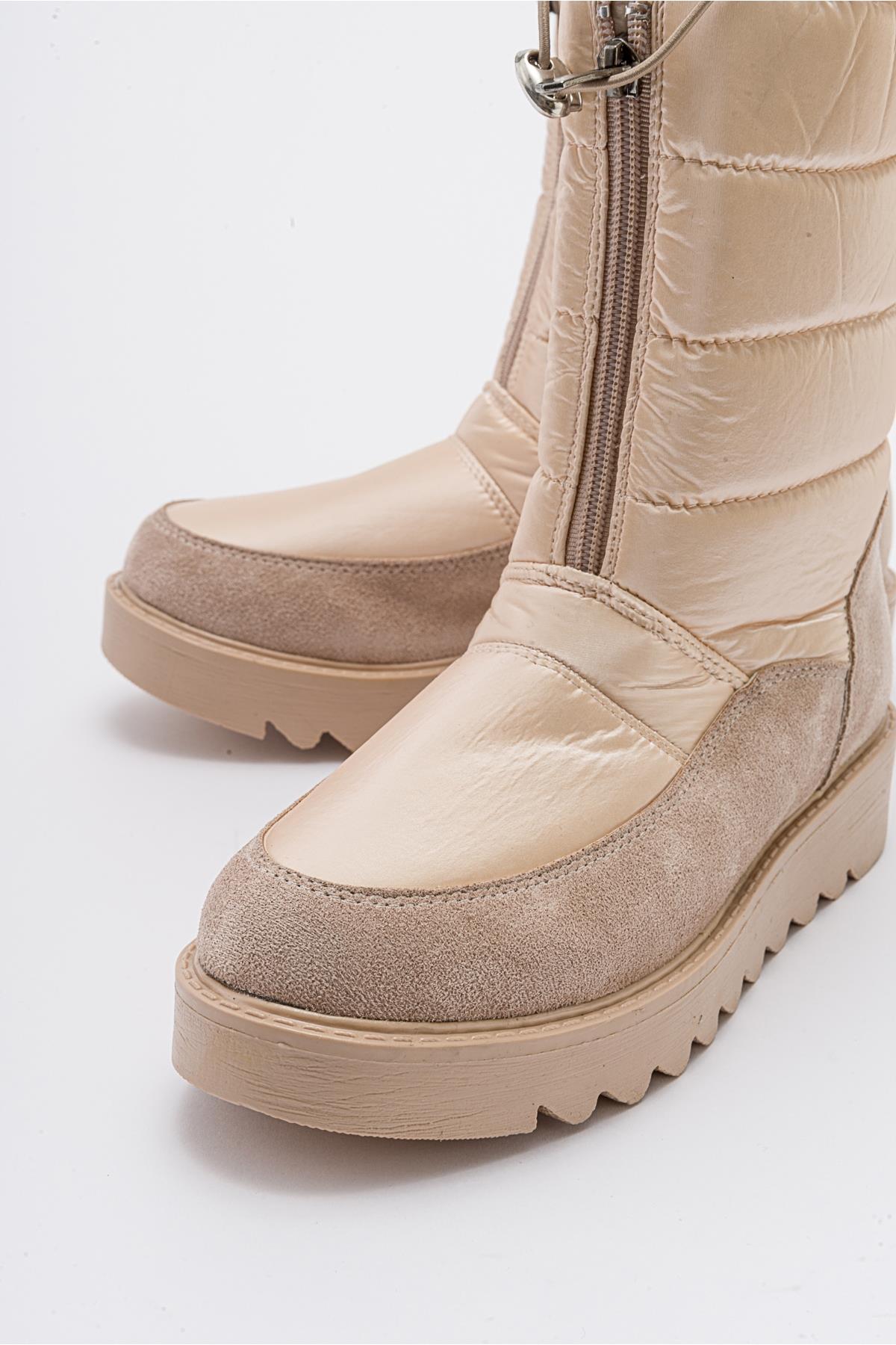 Vay - Nude Zip-Up Snow Boot (Women)