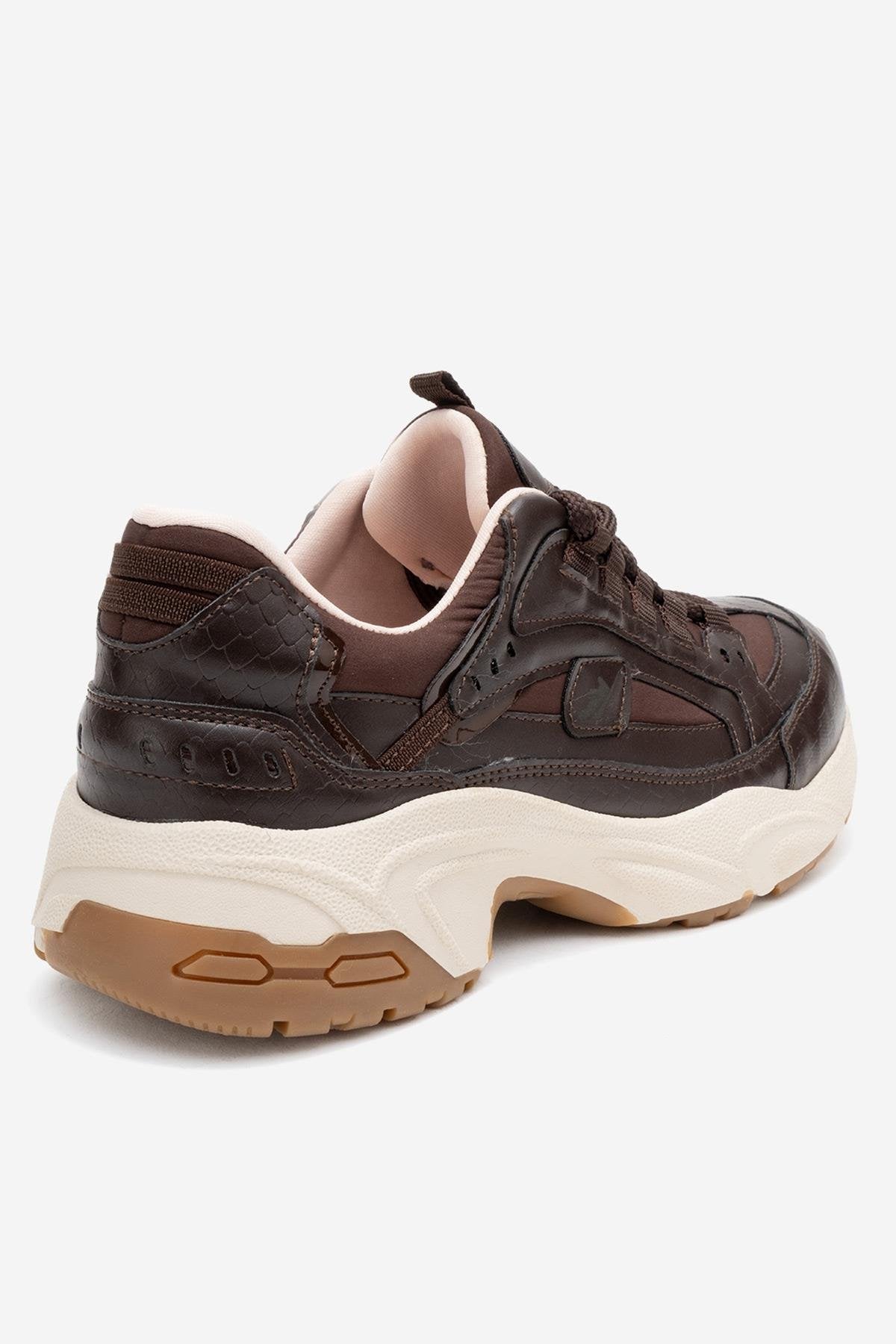 Bambi - Zapatillas de malla estampadas marrones (Mujer)