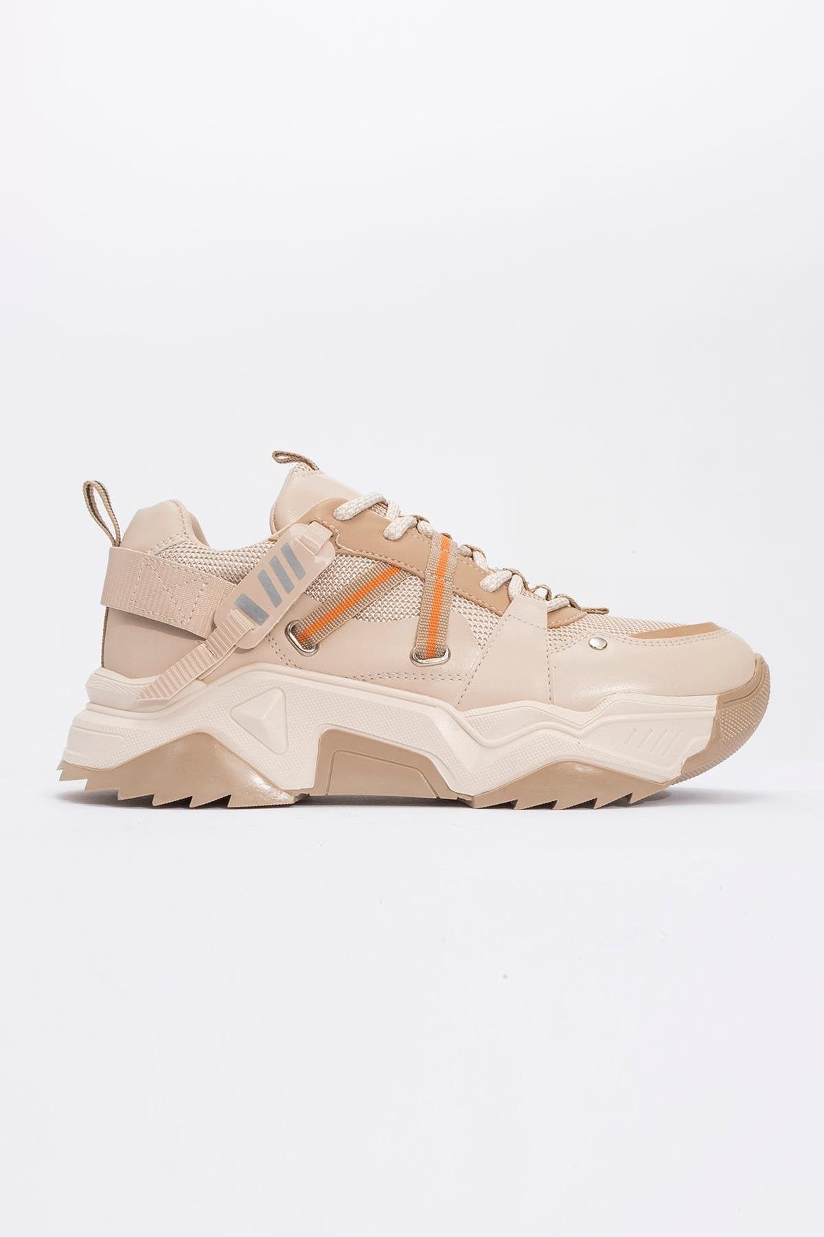 Maggie - Zapatillas deportivas beige (mujer)