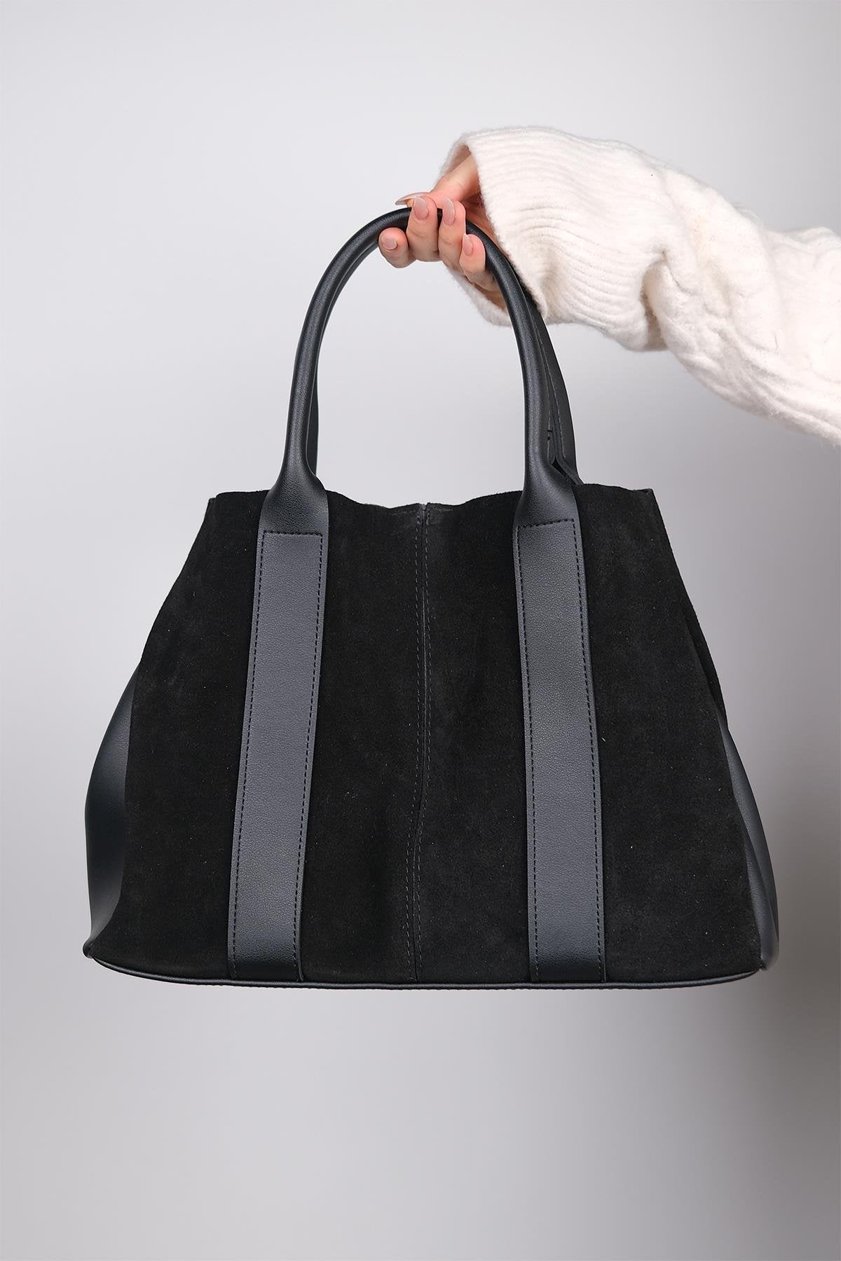 Thresh - Bandolera de cuero de ante negro (Mujer)
