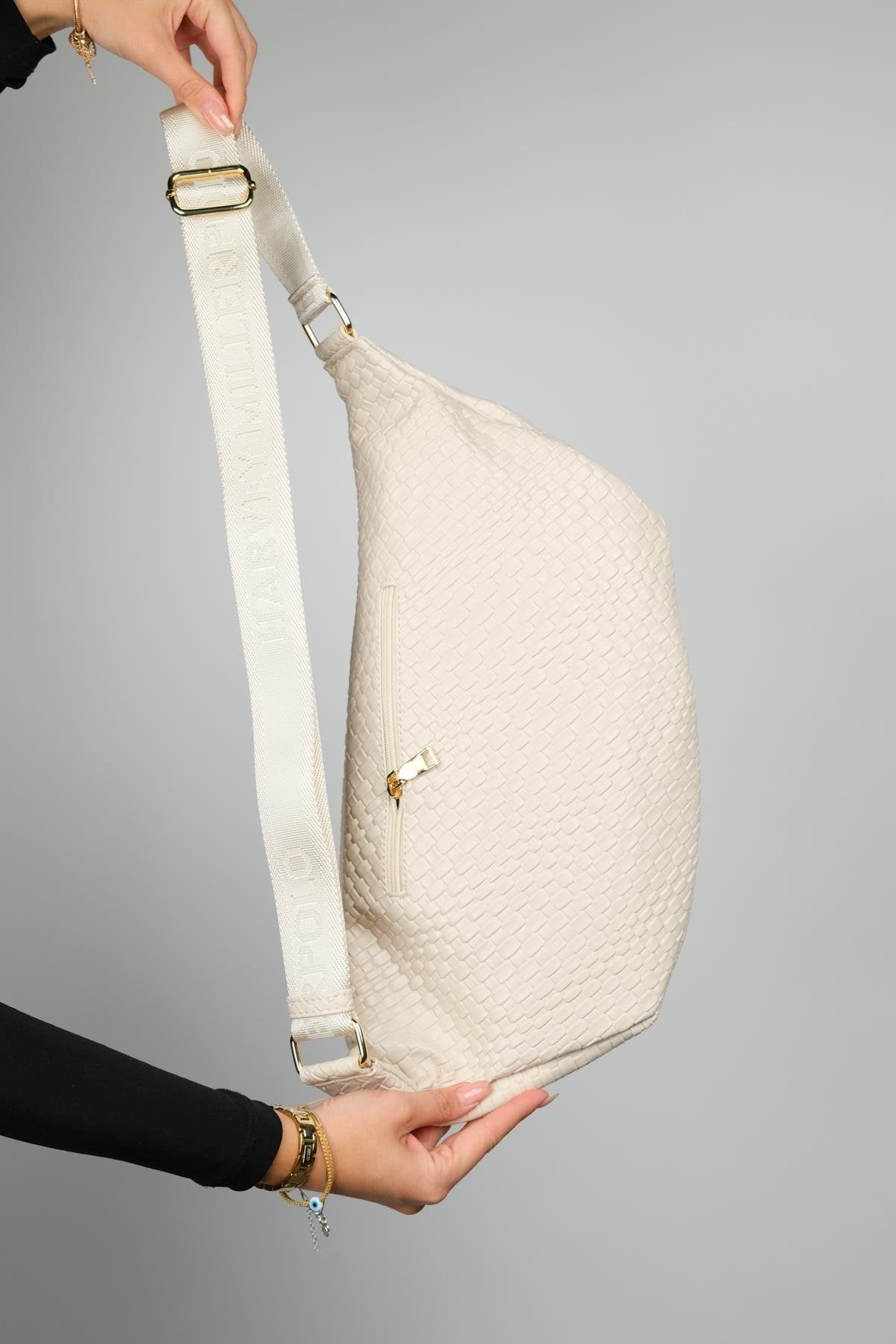 Venta - Riñonera Grande Beige (Mujer)