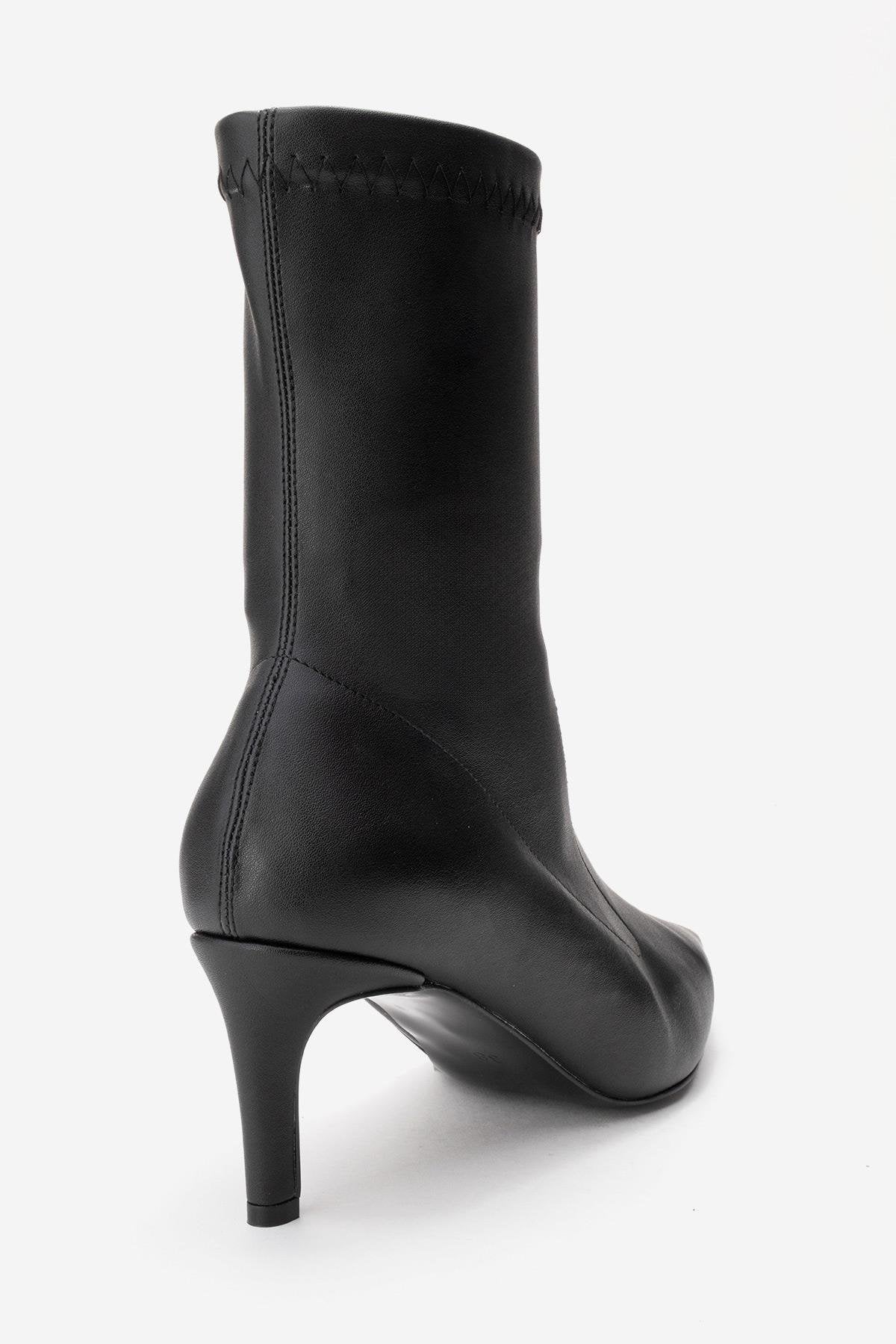 Rossano - Bota de tacón de aguja negra (mujer)