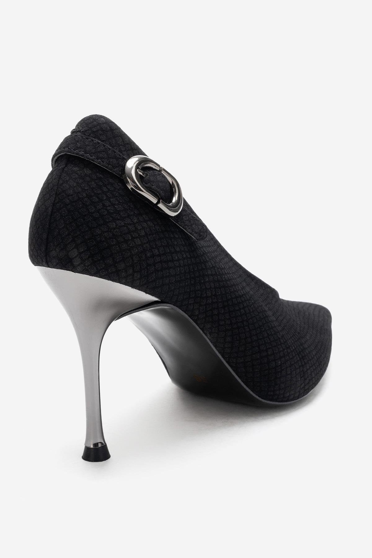 POLLY - Black Stiletto Pump (Women)
