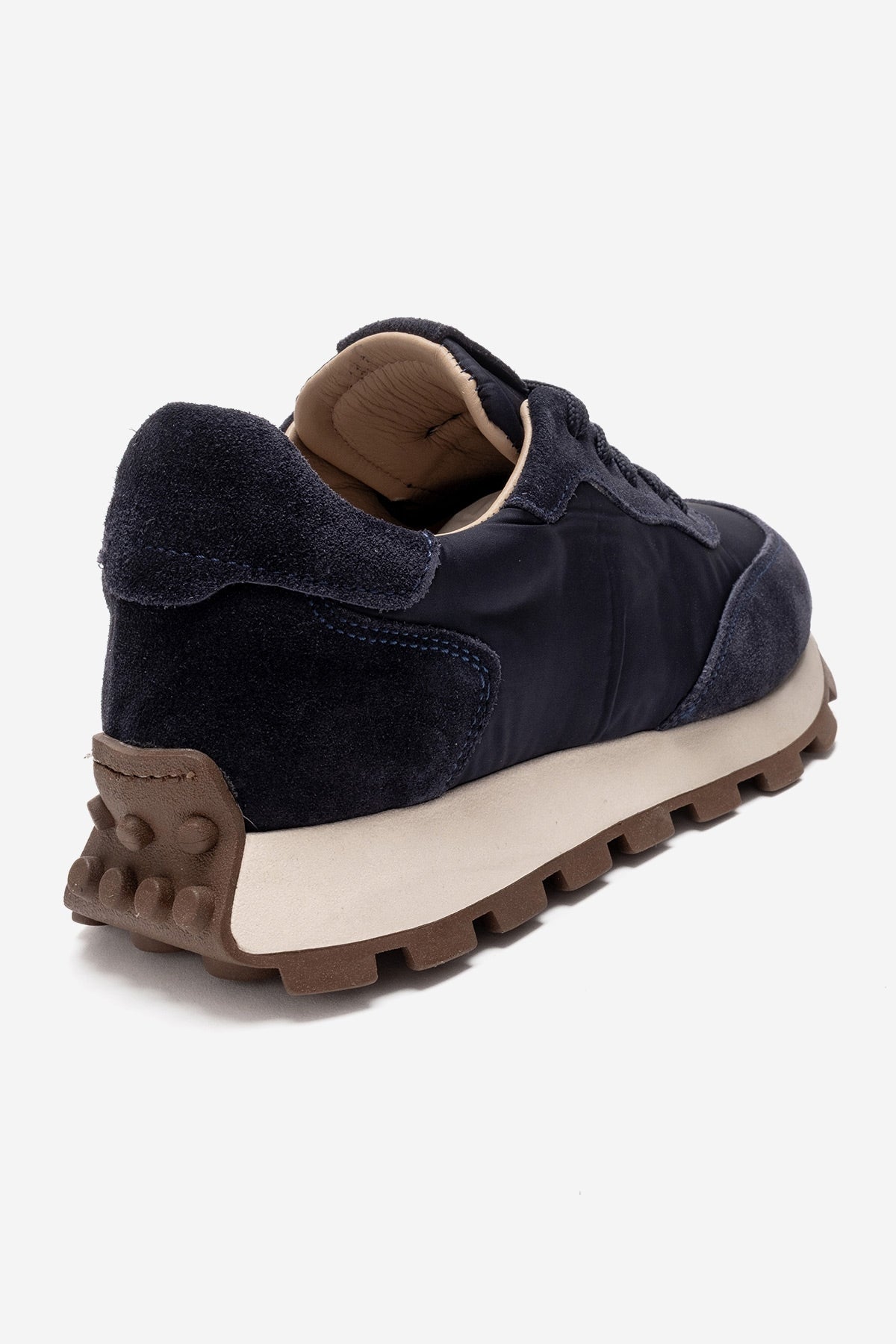 Amanda - Navy Leather Sneakers (Women)