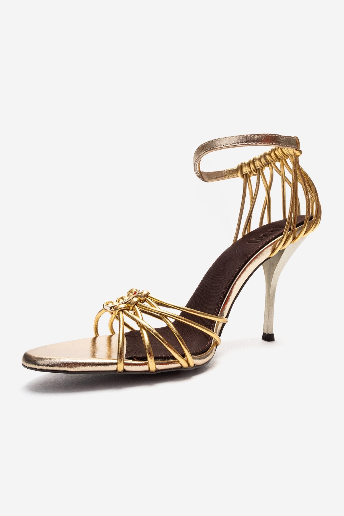 ARONA - Zapatos de tacón de aguja dorados (Mujer)