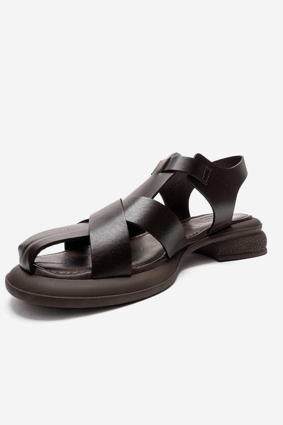 GUIDO - Brown Genuine Leather Sandal (Women)
