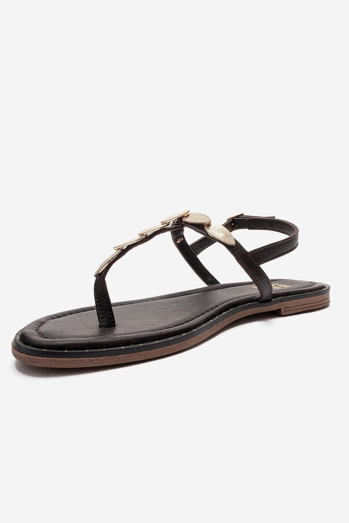 Marea - Brown Genuine Leather Sandal (Women)