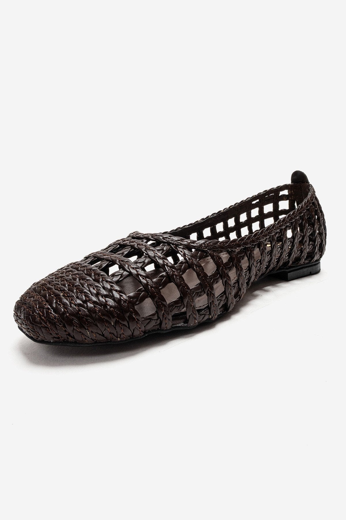 ELVARIS - Cognac Woven Ballet Flat (Women)