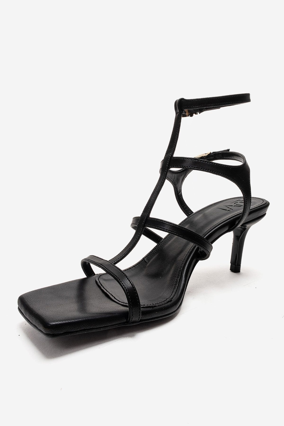 Viento - Black Stiletto Heel Shoe (Women)