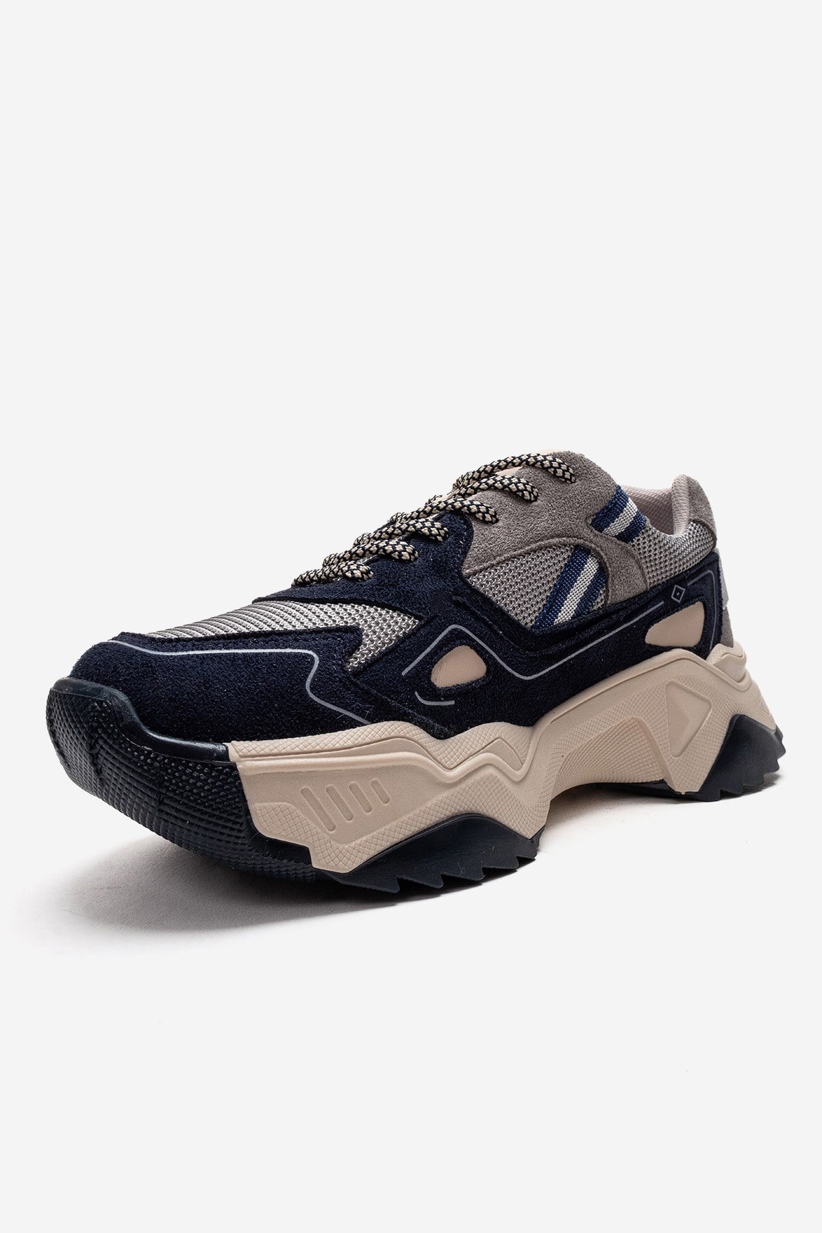 FLEUR - Zapatillas de gamuza azul marino (mujer)