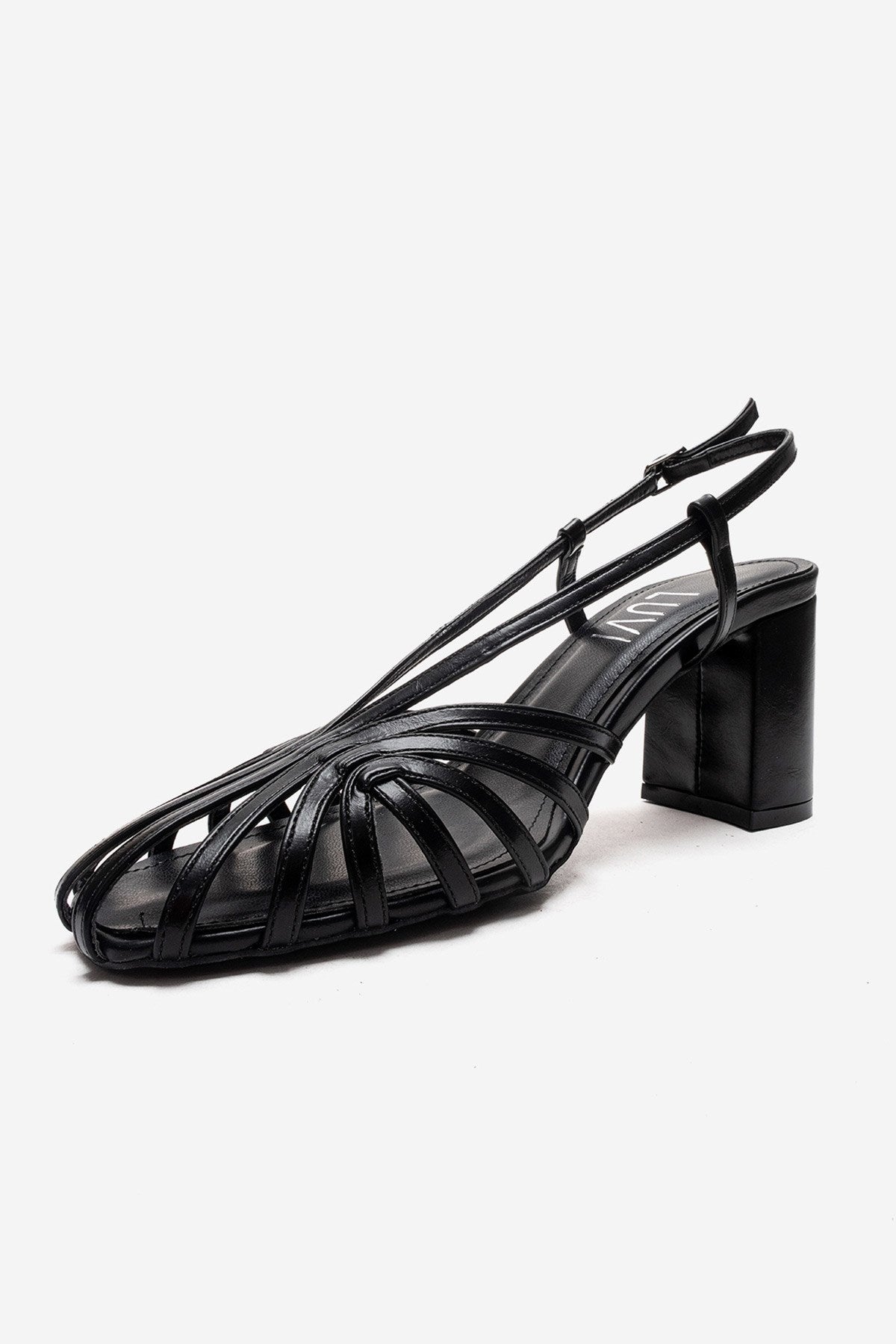 WILDA - Zapatos negros de tacón de bloque (Mujer)