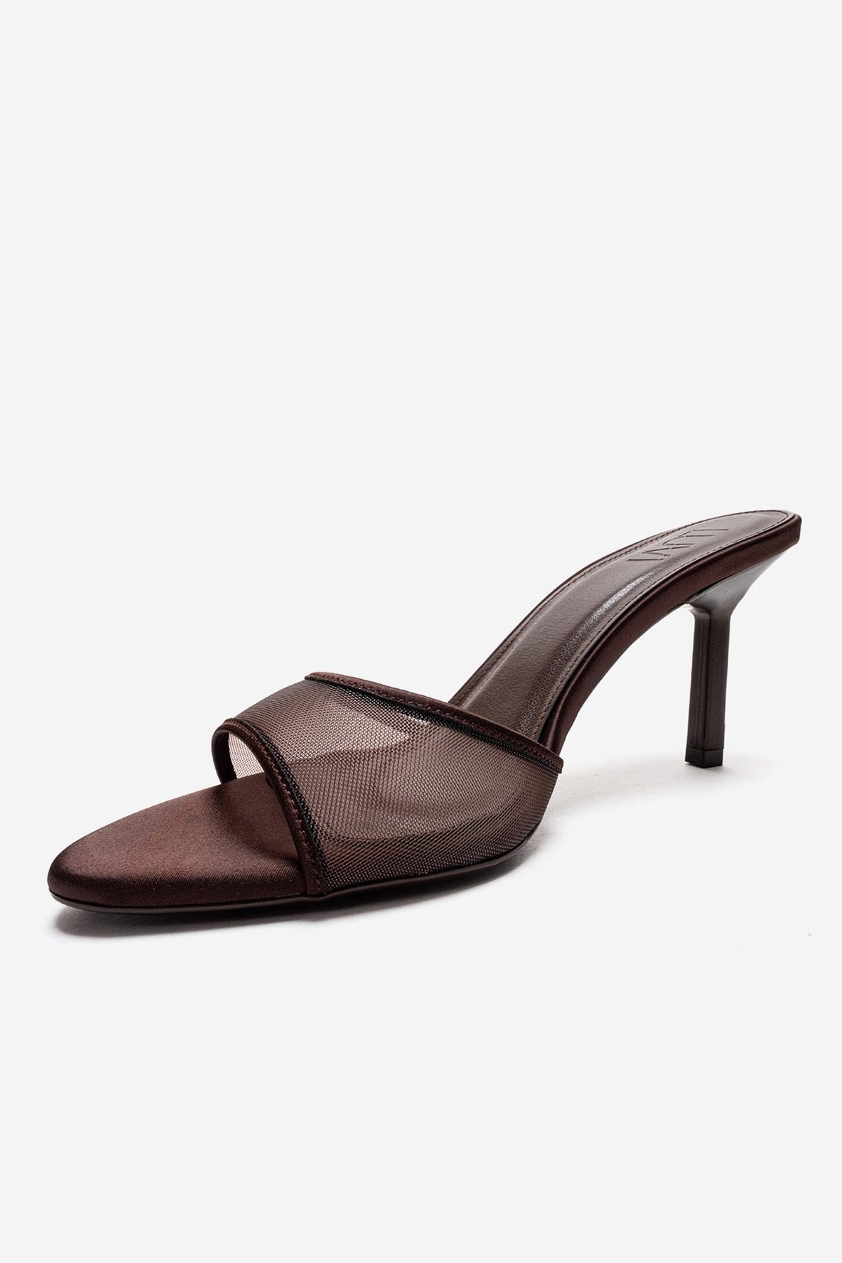 Monroe - Brown Stiletto Heel Mule (Women)