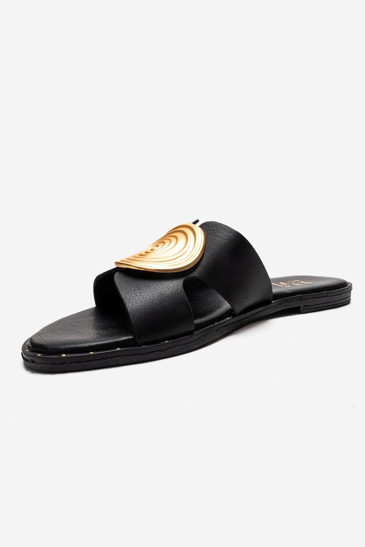 Nolita - Sandalia de cuero genuino negro (Mujer)