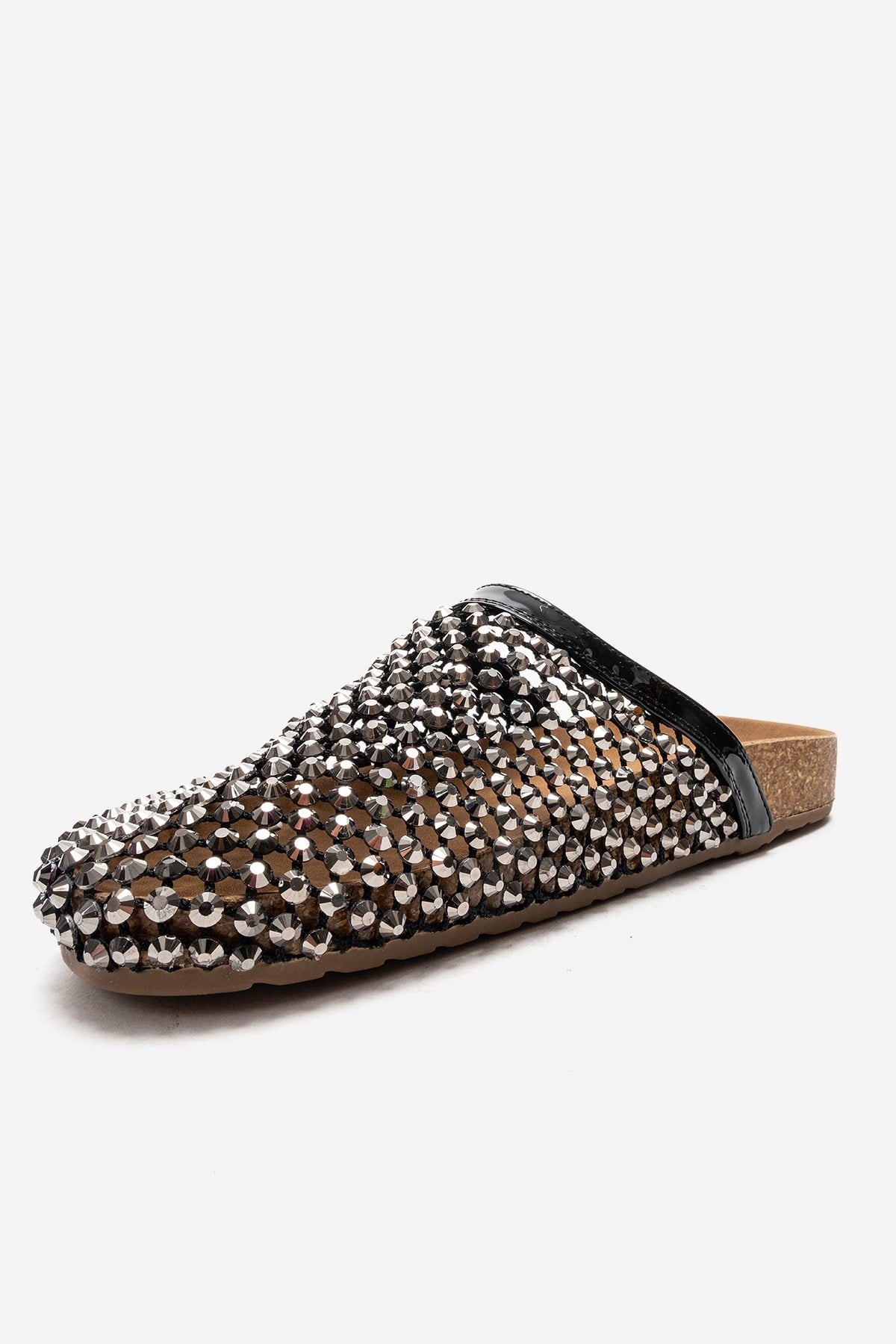 OLVEN - Black Transparent Slide (Women)