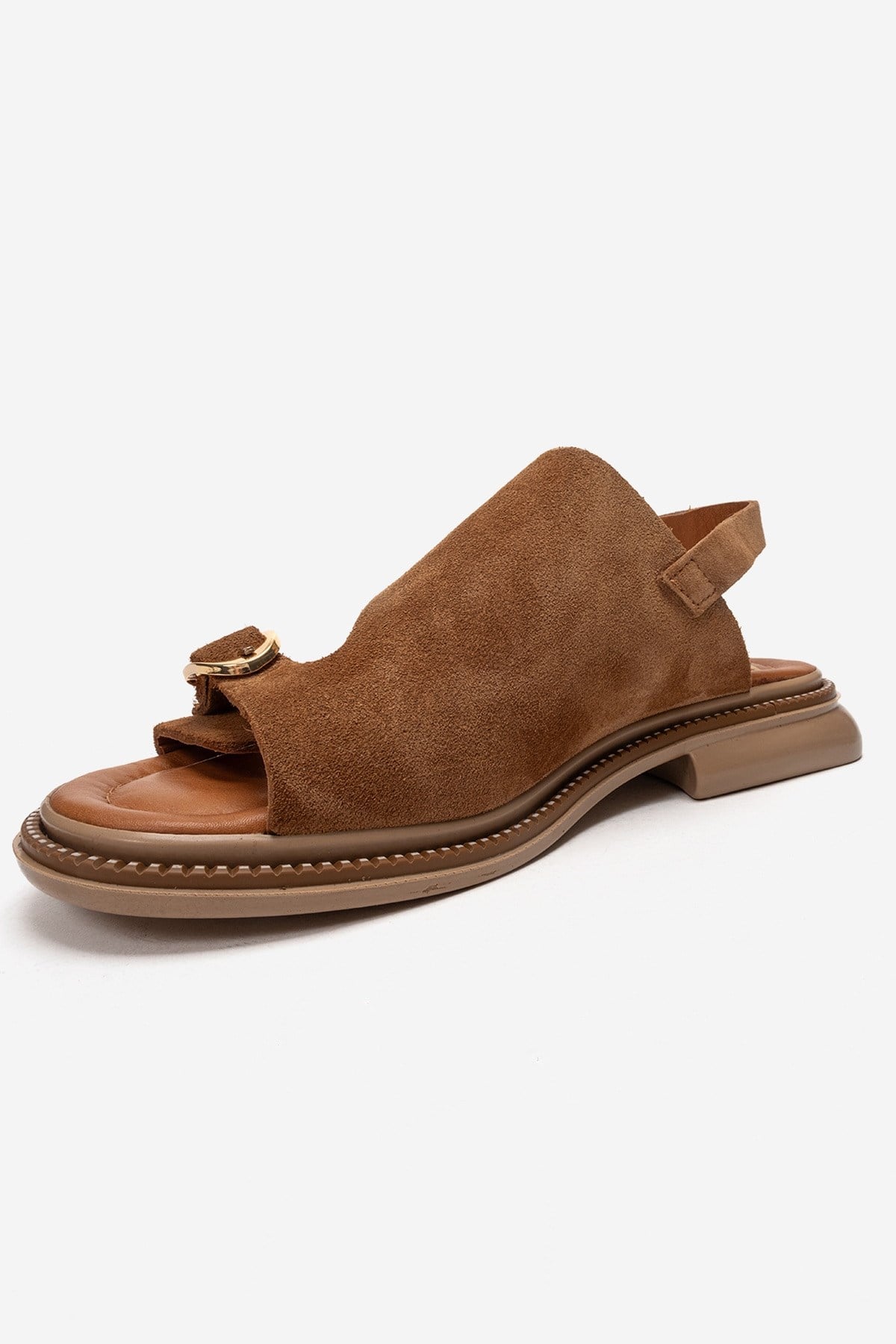 CRUEL - Camel Genuine Leather Sandal (Women)