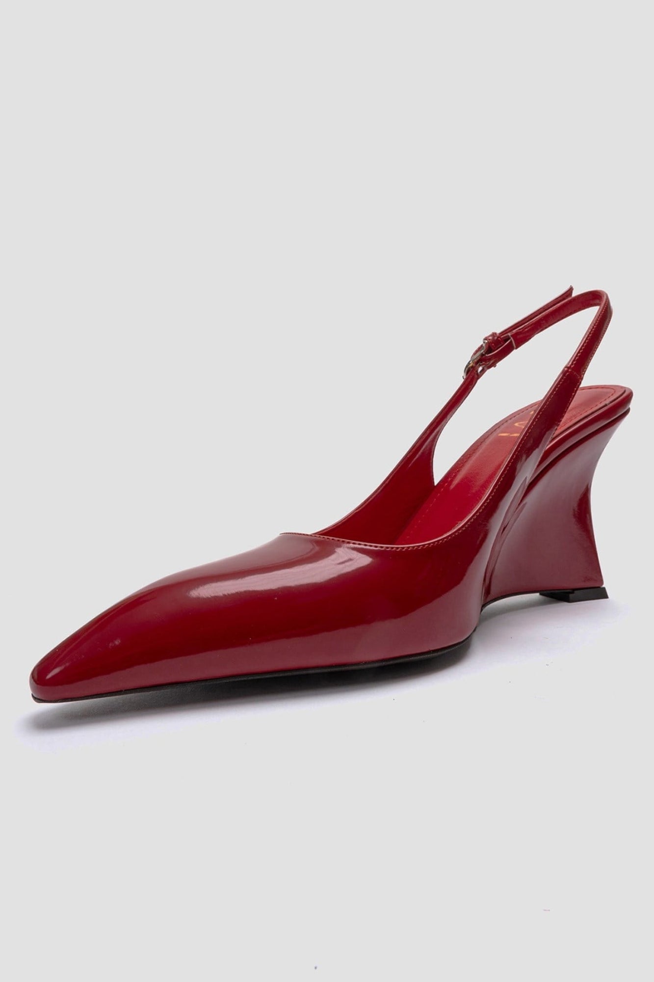 Felon - Zapato de cuña Slingback rojo (Mujer)