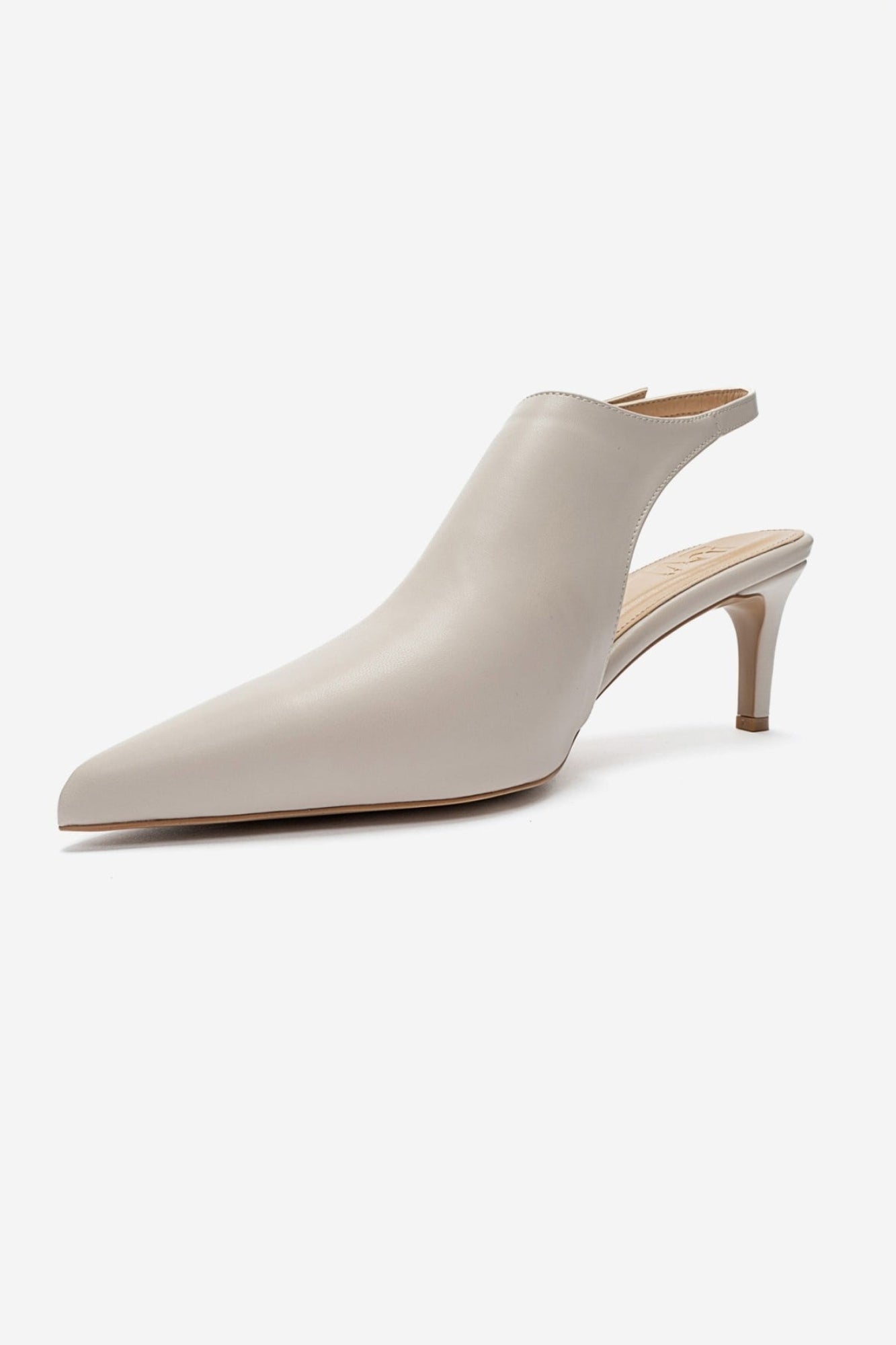 ROSALIE - Off-White Pointed Toe Stiletto Heel (Women)