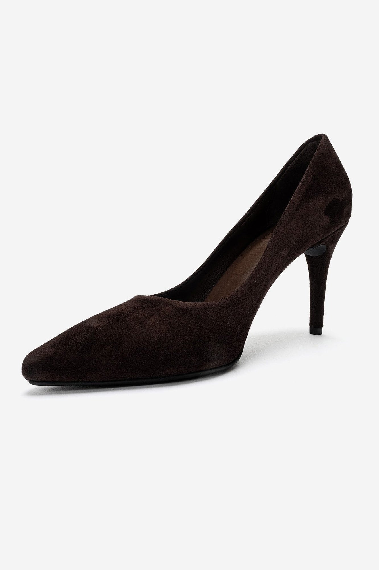 MORIEL - Brown Suede Genuine Leather Stiletto Pump (Women)