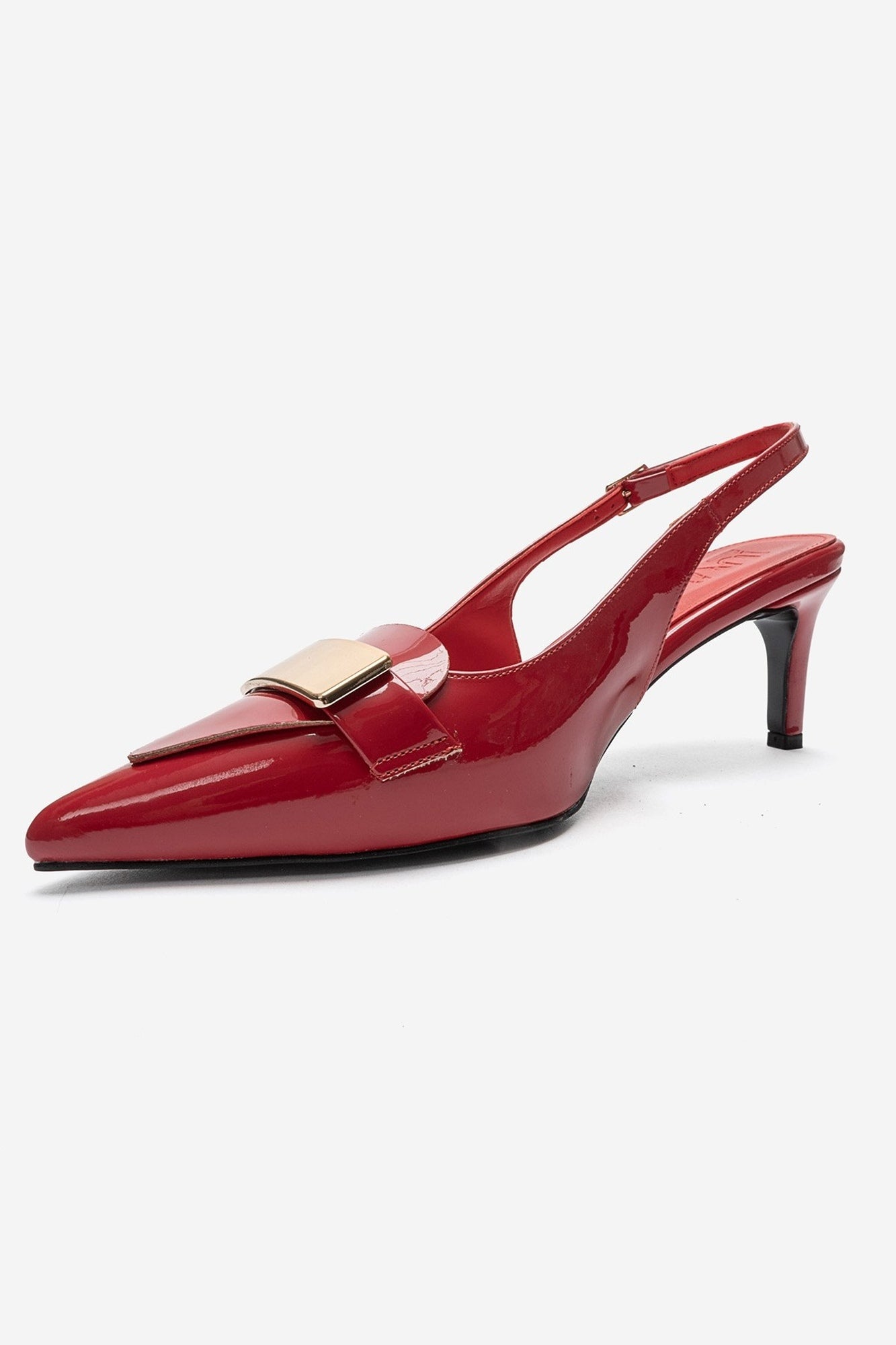 SOLLENNE - Red Patent Stiletto Pump (Women)