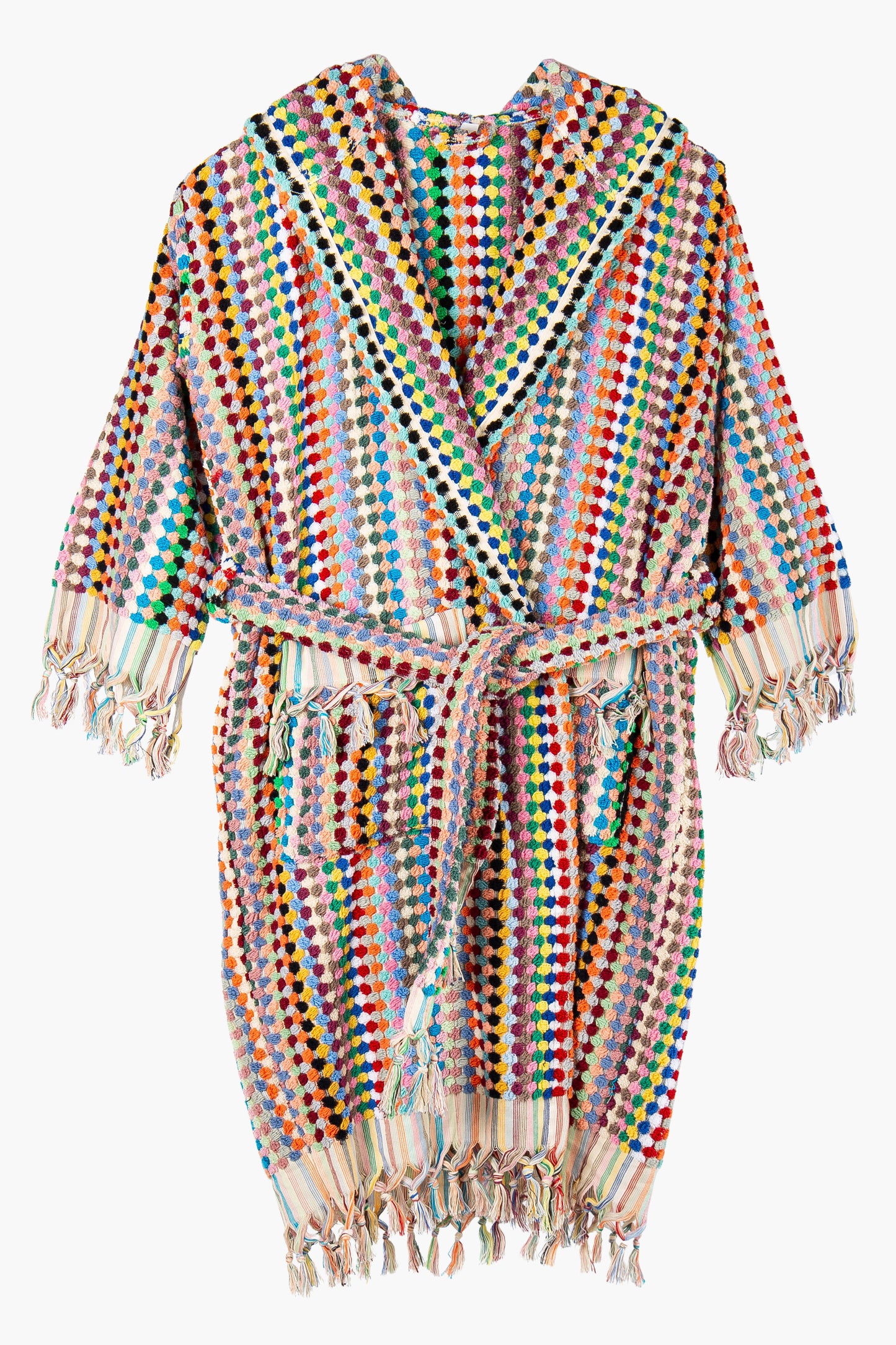 Savannah - Organic Cotton Handwoven Bubble Bathrobe (Unisex)
