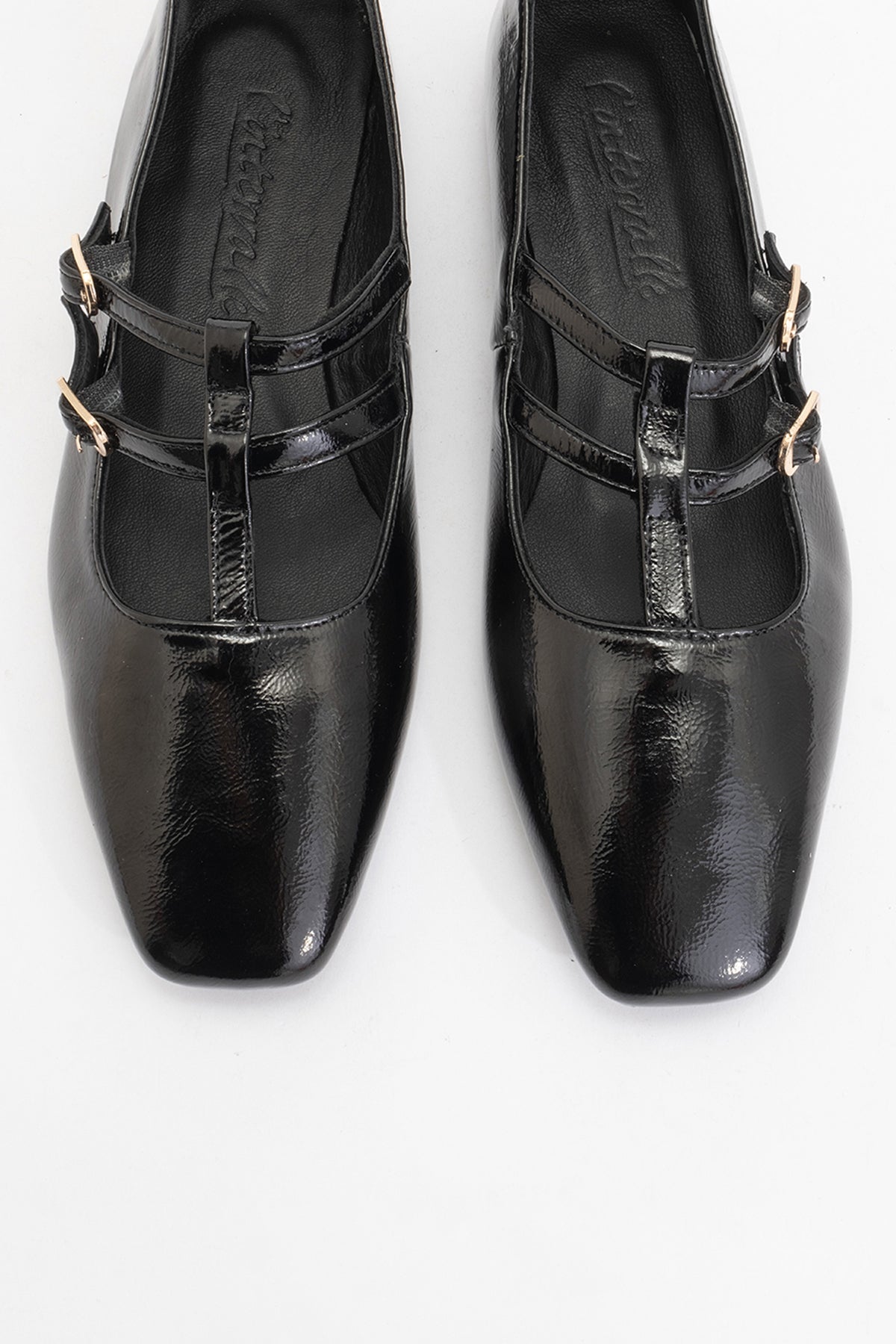 Starling - Black Patent Leather Mary Jane Flats (Women)