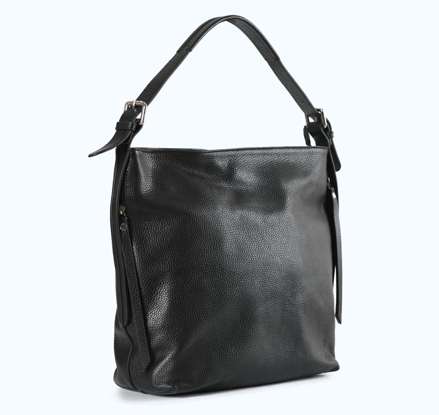 Vittoria - Black Leather Shoulder Bag