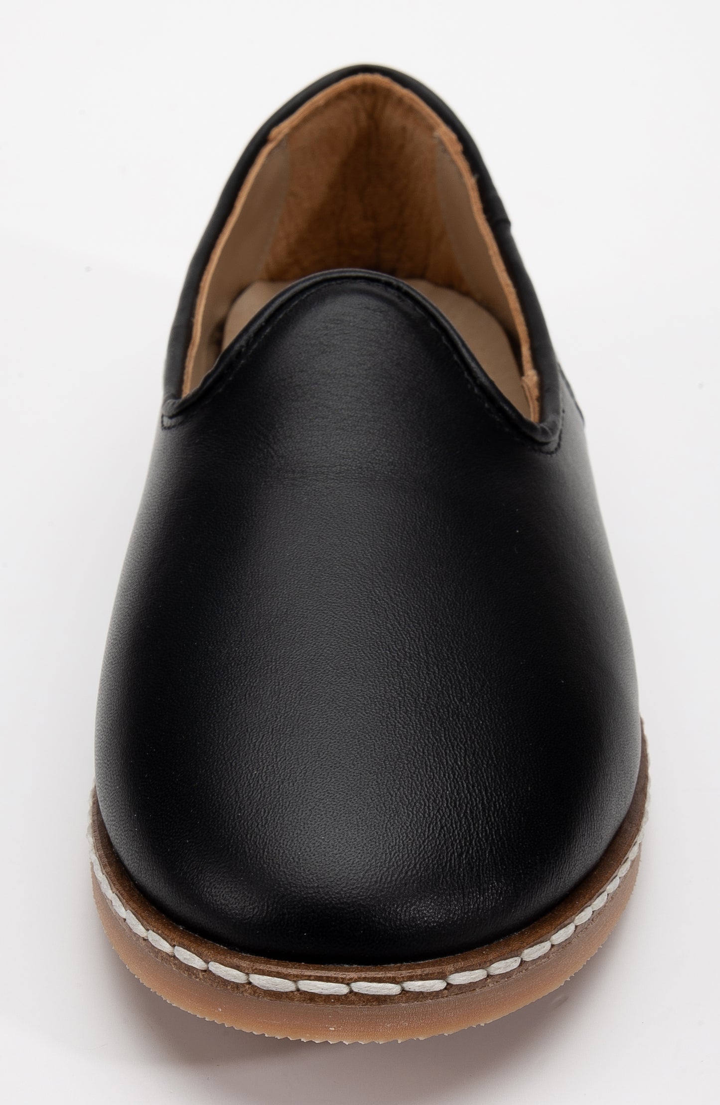 Dalya - Black Leather Slip On (Women)