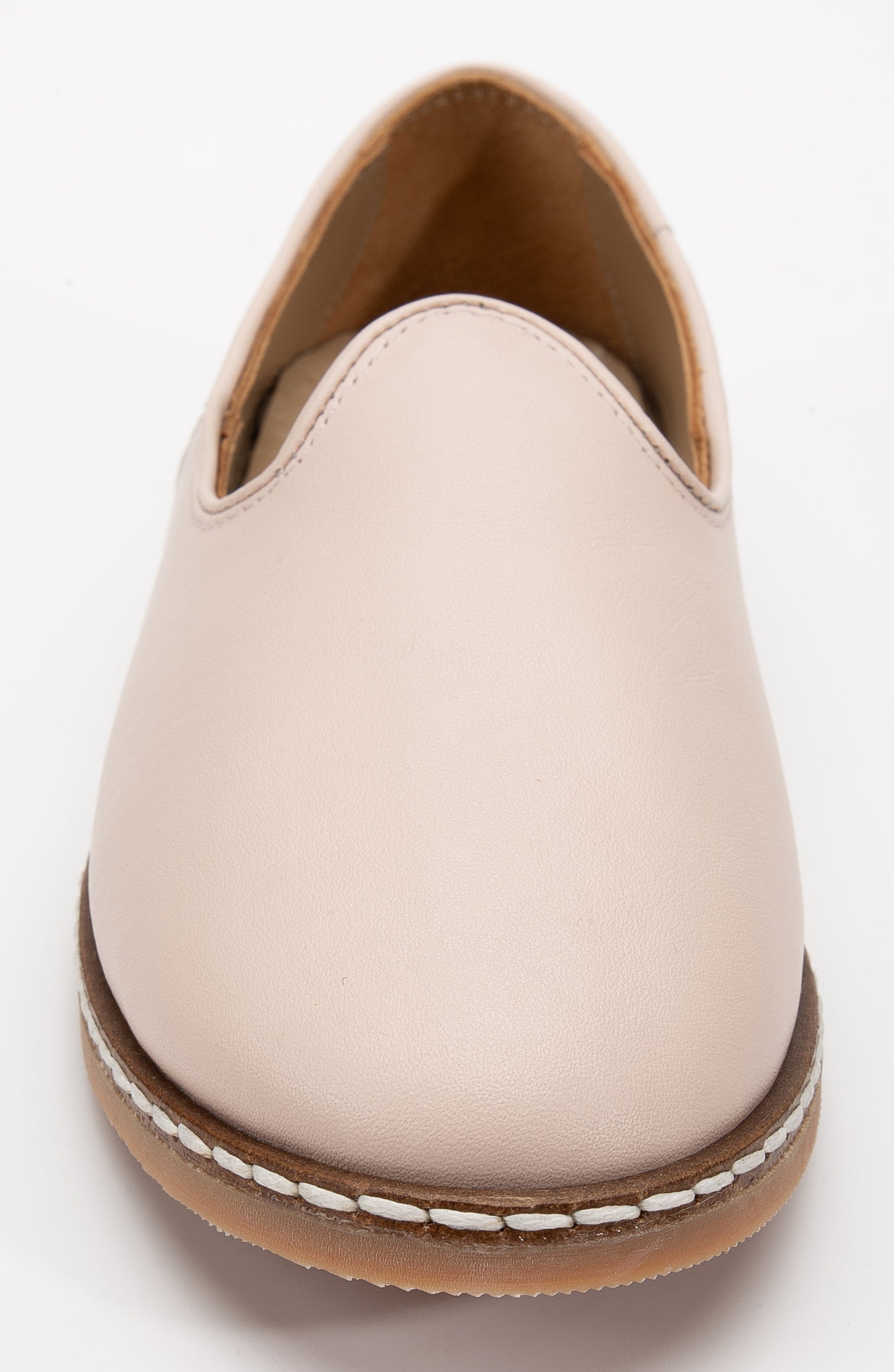 Dalya - Beige Leather Slip On (Women)