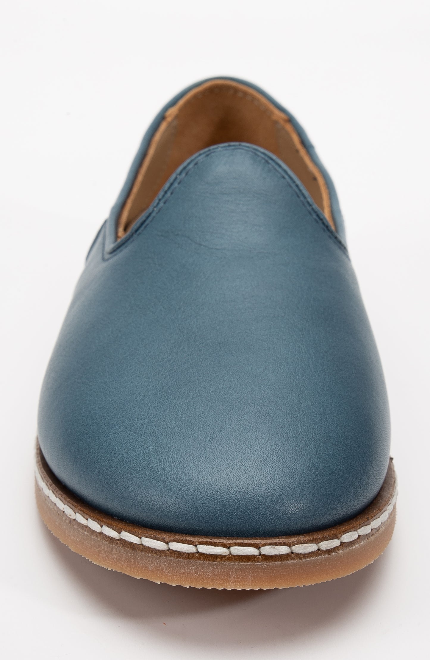 Dalya - Blue Leather Slip On (Women)