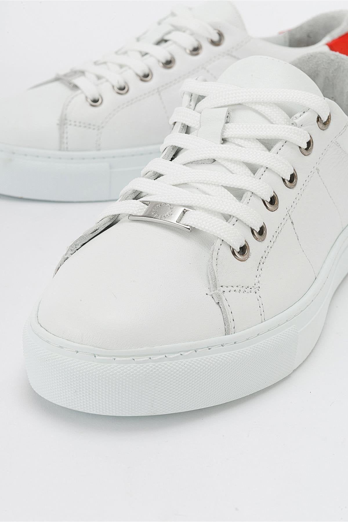 Ayverie - Zapatillas blancas de cuero (Mujer)
